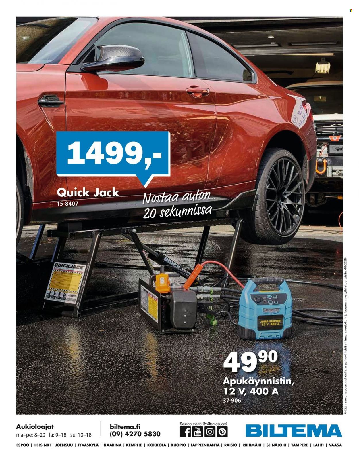 Biltema tarjoukset - 06.10.2021 - 10.10.2021. Sivu 8