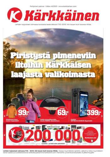 Kärkkäinen tarjoukset  - 07.10.2021 - 20.10.2021.