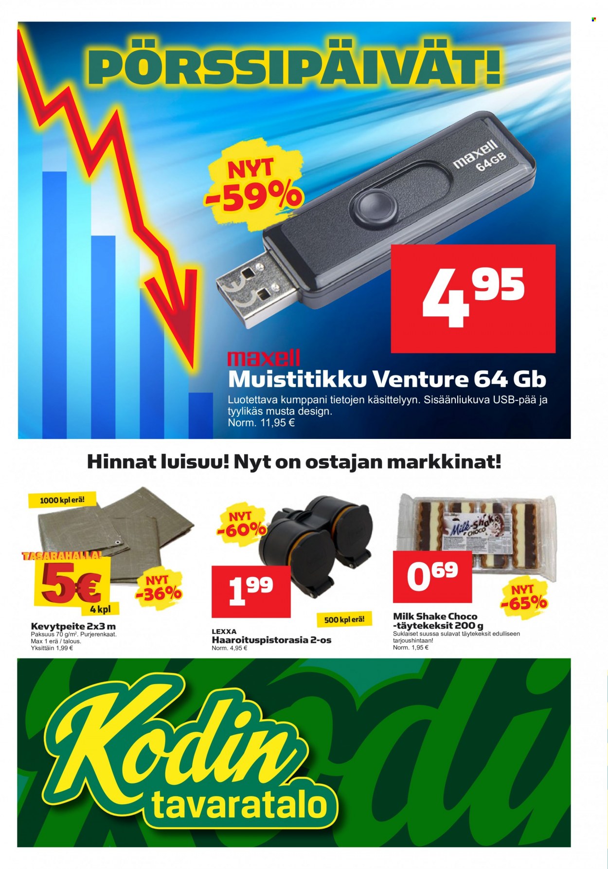 Kodintavaratalo tarjoukset - 06.10.2021 - 11.10.2021. Sivu 1