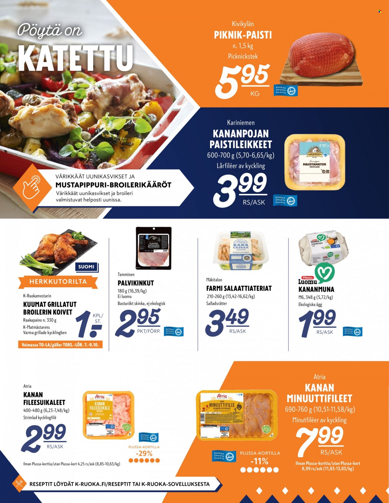 K-Supermarket tarjoukset - 07.10.2021 - 10.10.2021. Sivu 4
