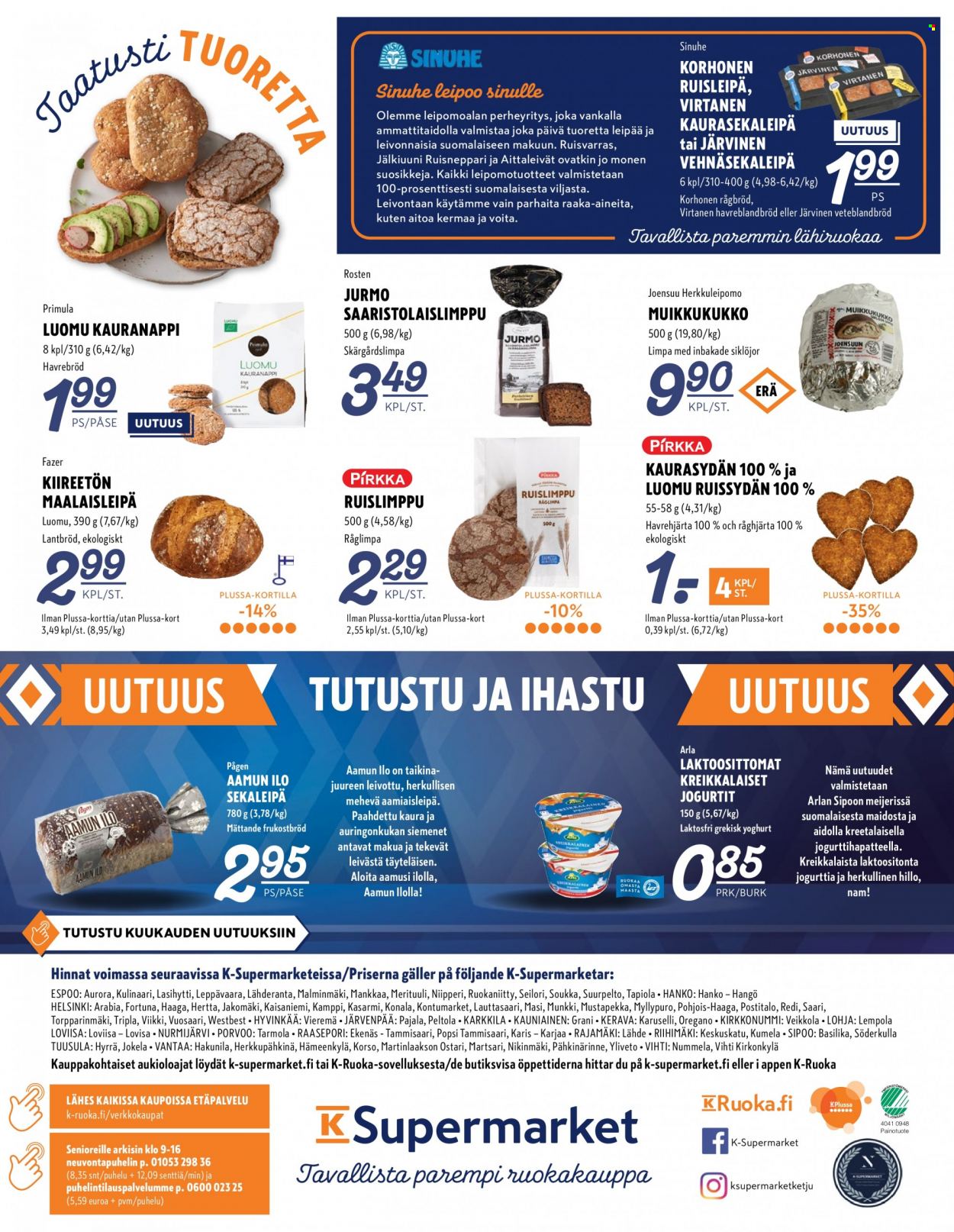K-Supermarket tarjoukset - 07.10.2021 - 10.10.2021. Sivu 12