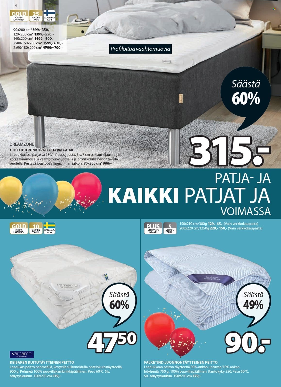 JYSK tarjoukset - 11.10.2021 - 24.10.2021. Sivu 4