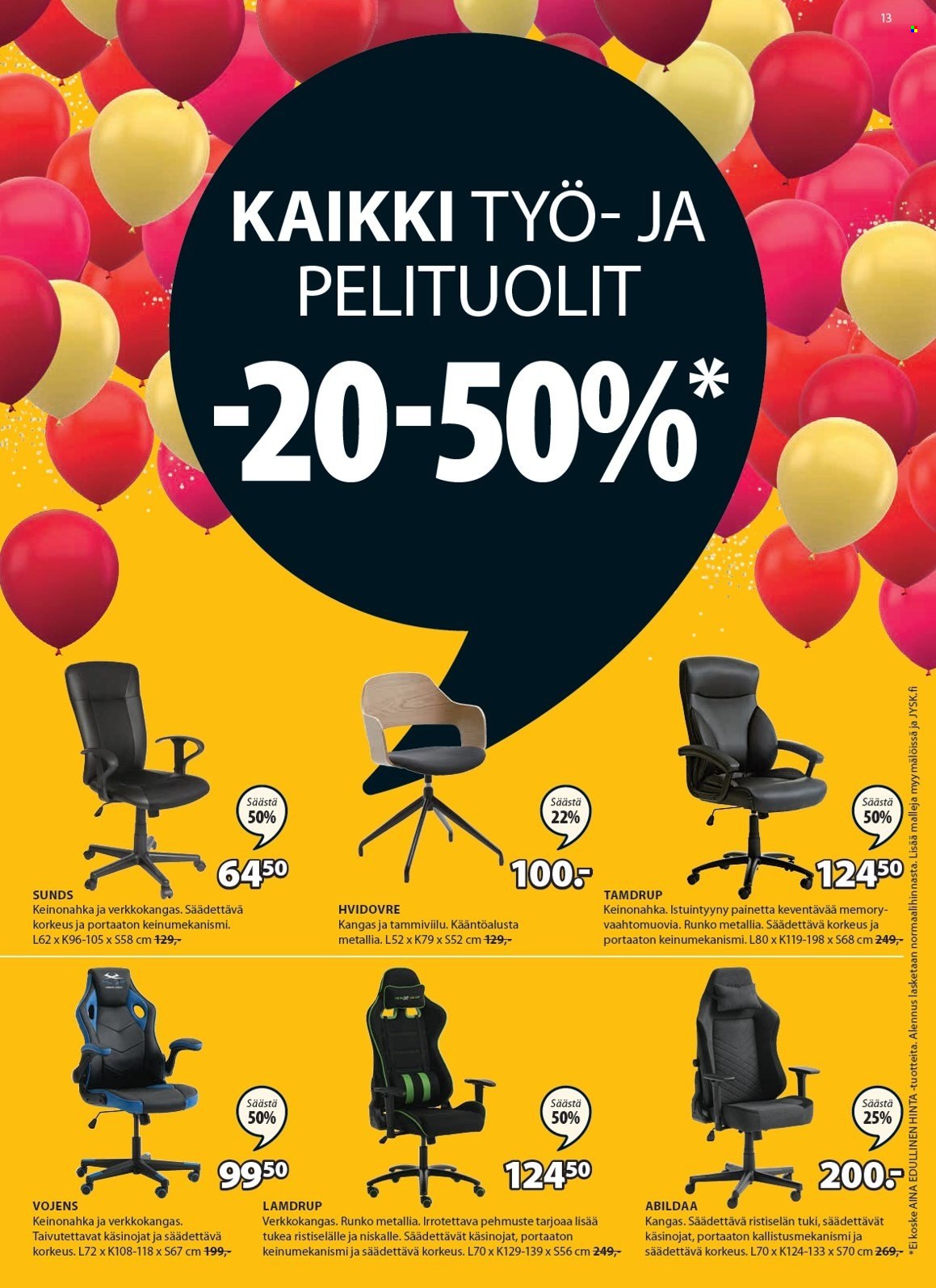 JYSK tarjoukset - 11.10.2021 - 24.10.2021. Sivu 13