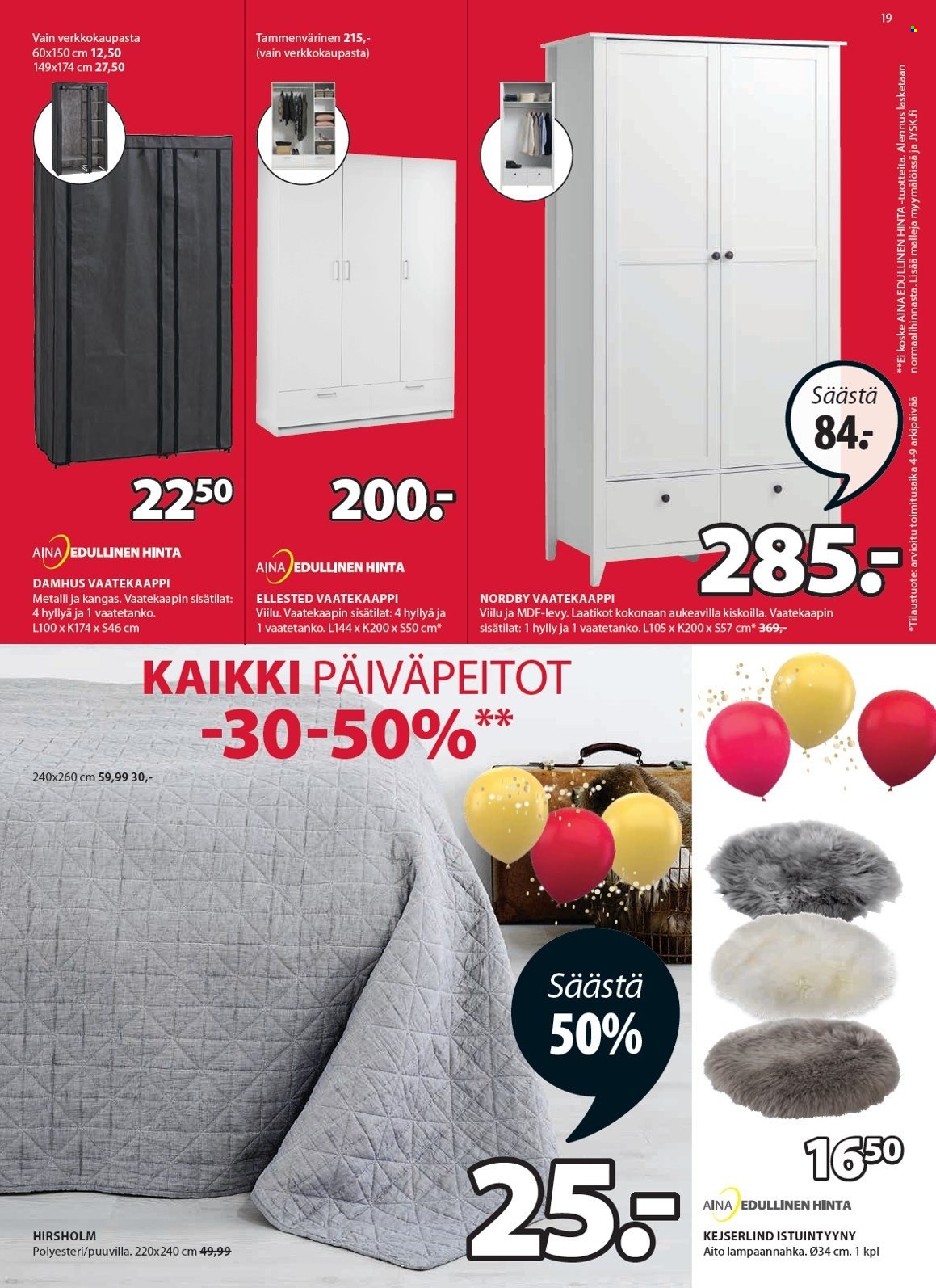 JYSK tarjoukset - 11.10.2021 - 24.10.2021. Sivu 19