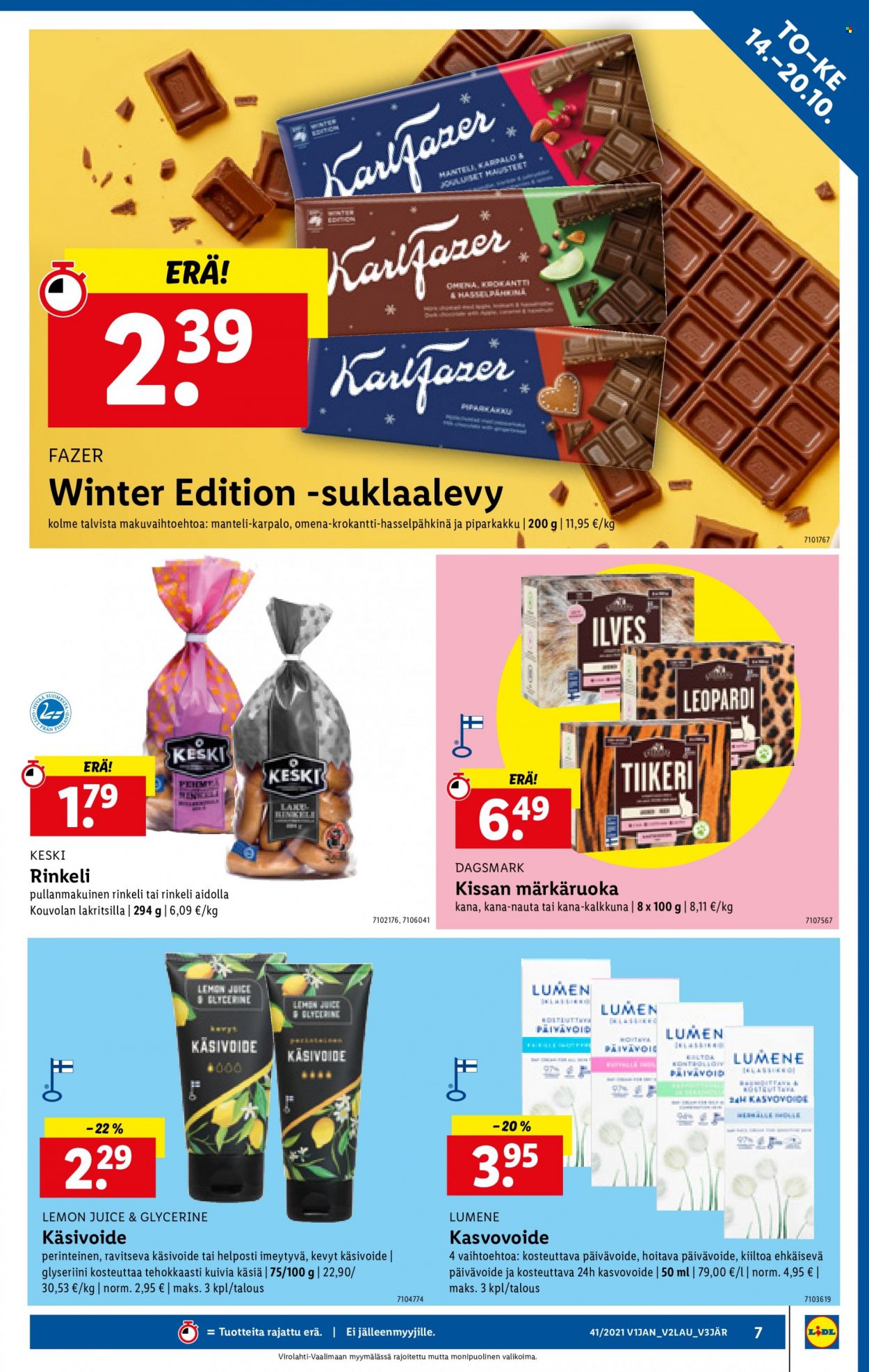 Lidl tarjoukset - 14.10.2021 - 20.10.2021. Sivu 7