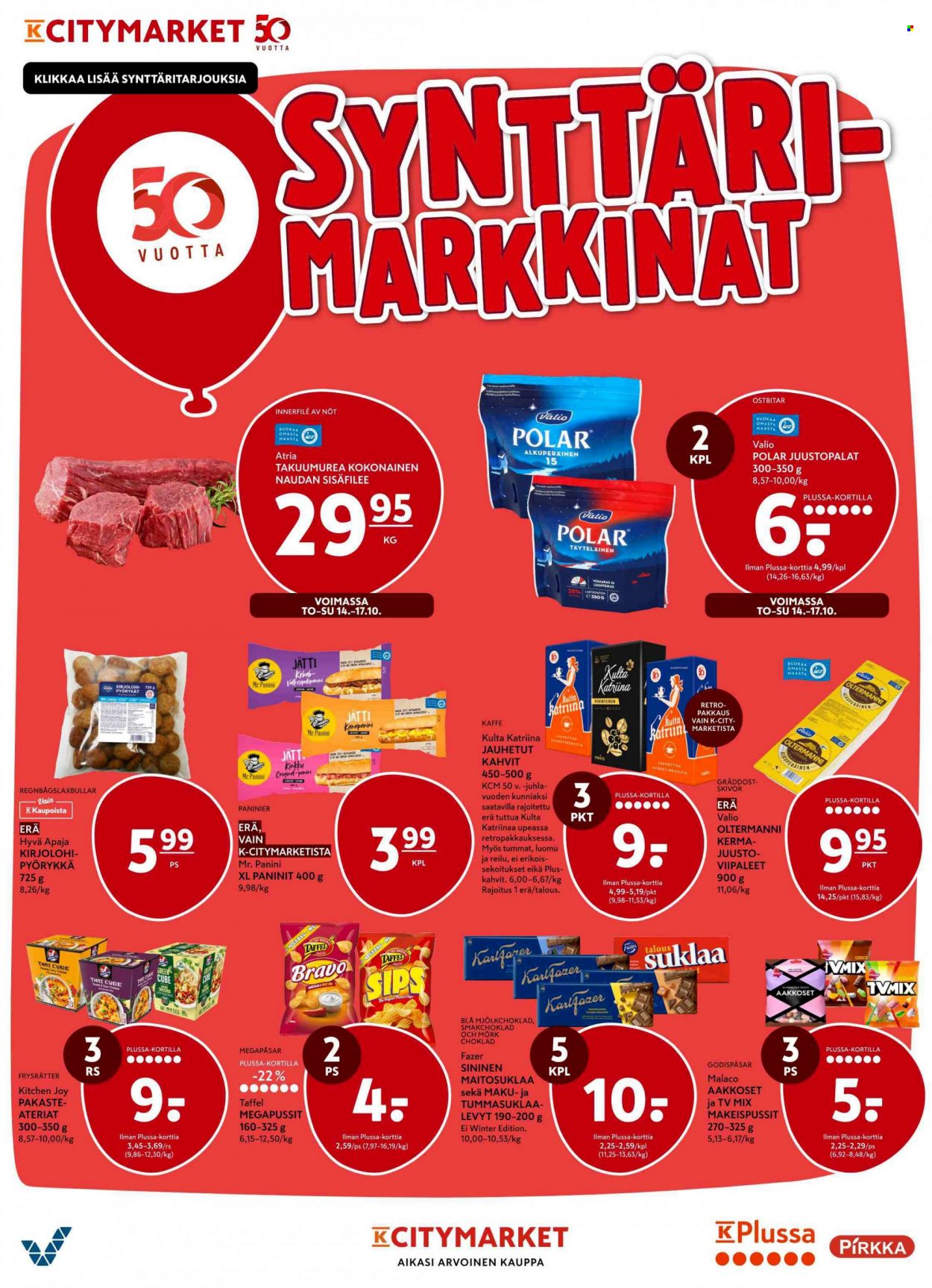 K-citymarket tarjoukset - 14.10.2021 - 24.10.2021. Sivu 16