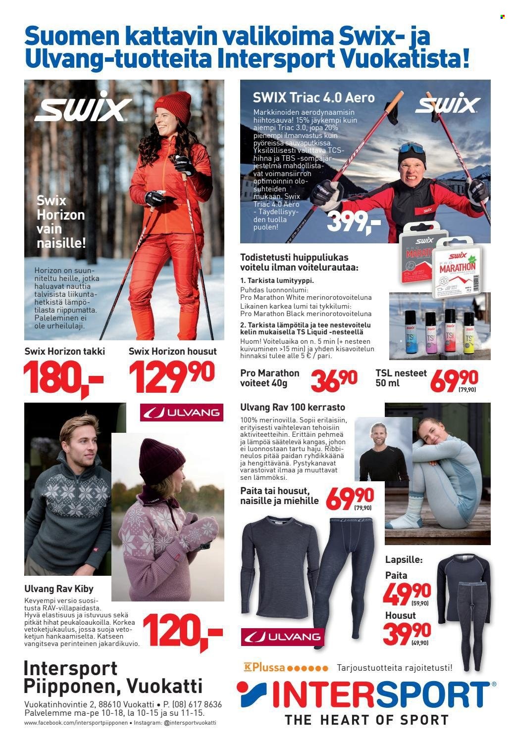 Intersport tarjoukset. Sivu 4