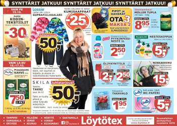 Löytötex tarjoukset  - 13.10.2021 - 19.10.2021.
