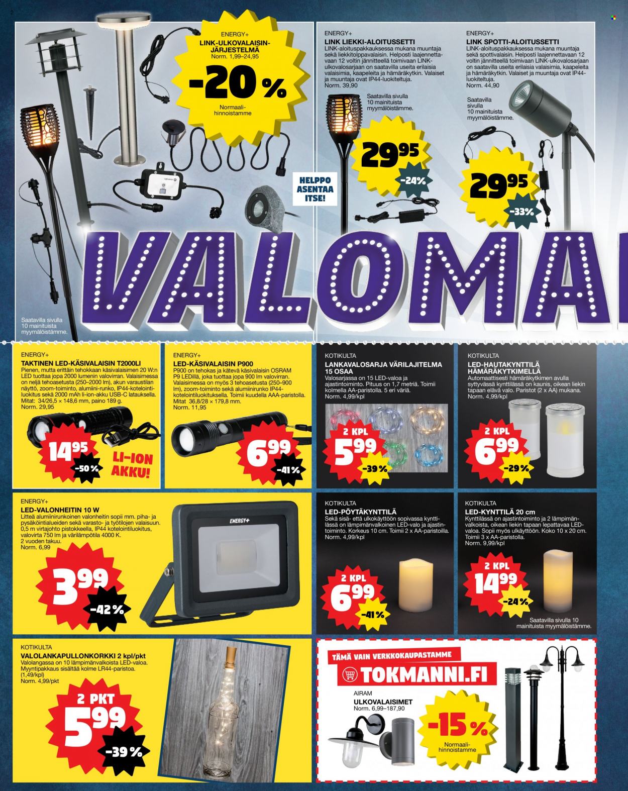Tokmanni tarjoukset - 18.10.2021 - 24.10.2021. Sivu 2