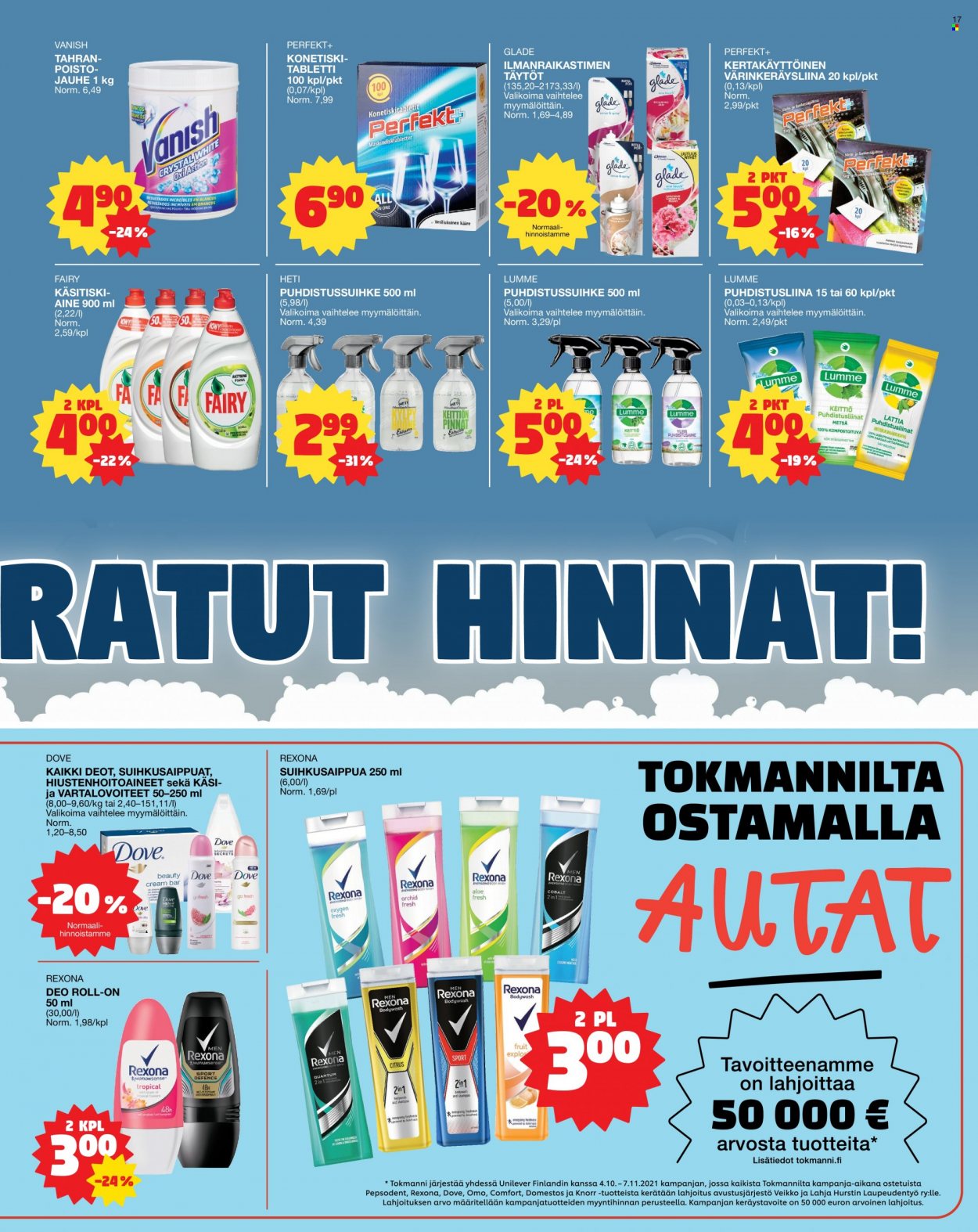 Tokmanni tarjoukset - 18.10.2021 - 24.10.2021. Sivu 17