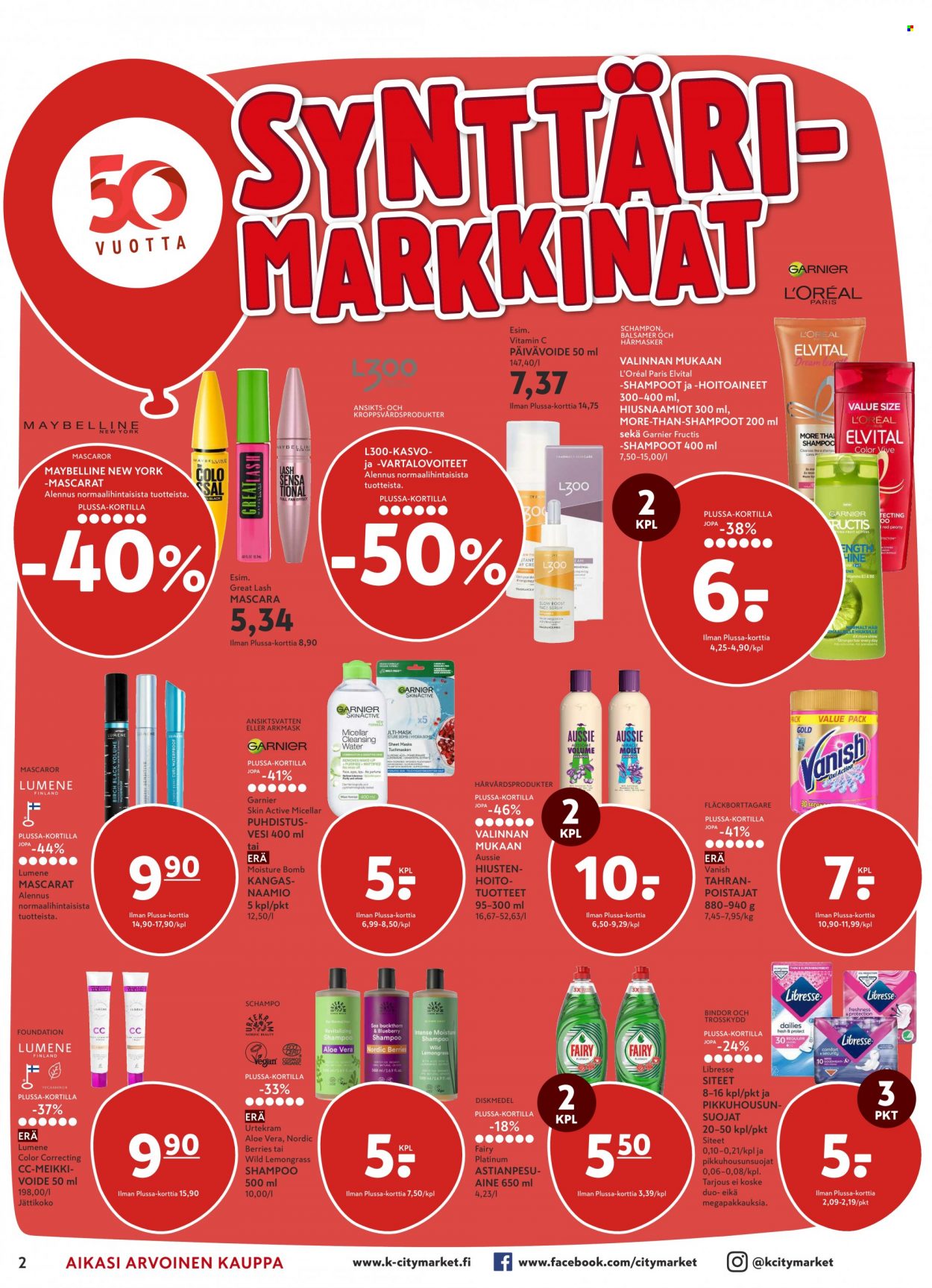 K-citymarket tarjoukset - 18.10.2021 - 24.10.2021. Sivu 2