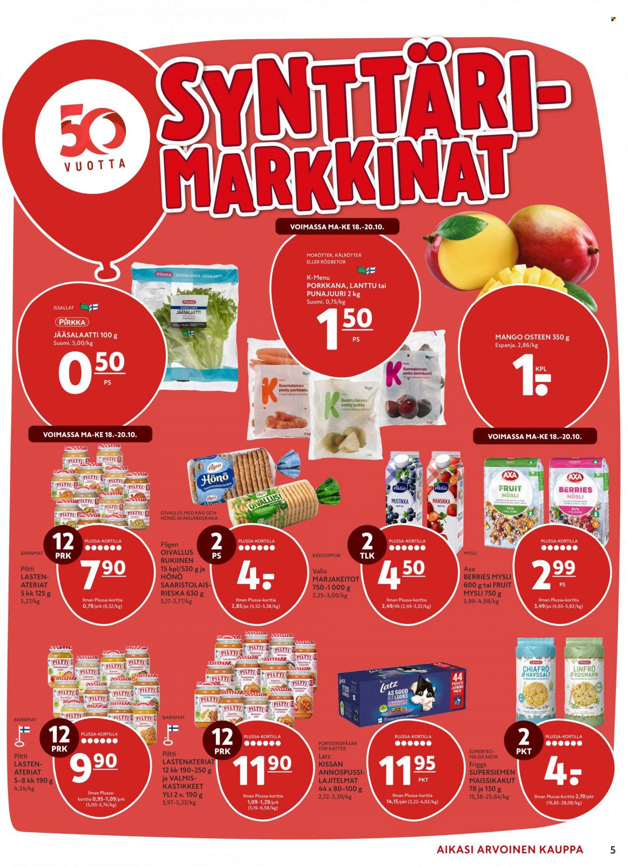 K-citymarket tarjoukset - 18.10.2021 - 24.10.2021. Sivu 5