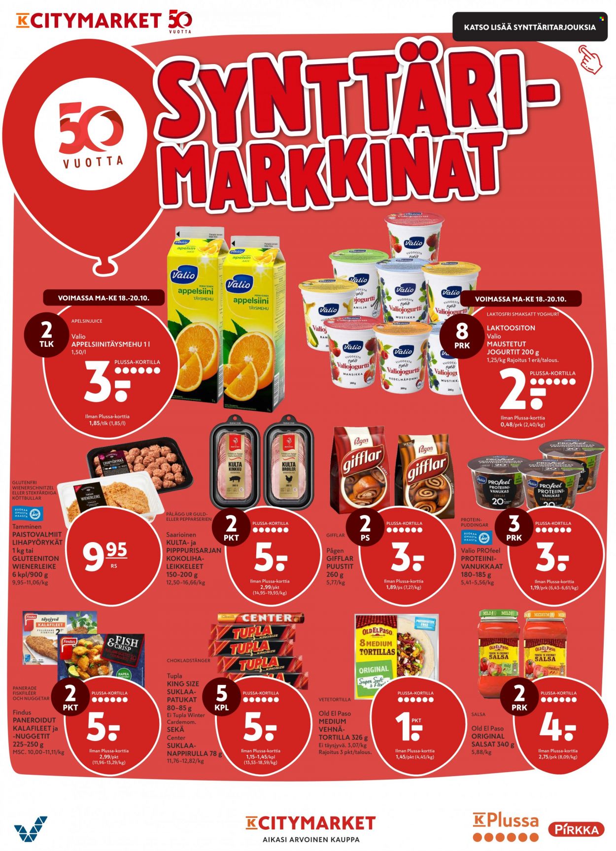 K-citymarket tarjoukset - 18.10.2021 - 24.10.2021. Sivu 8