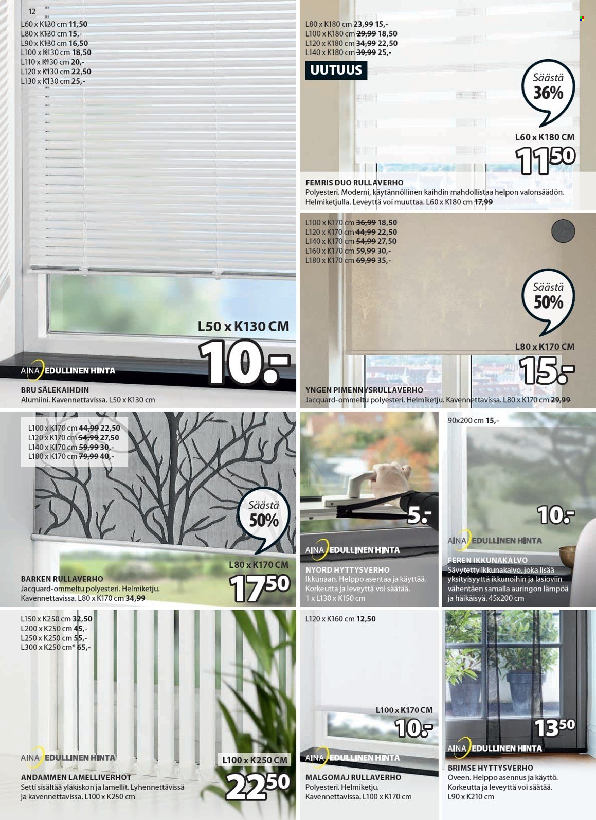 JYSK tarjoukset - 18.10.2021 - 24.10.2021. Sivu 12