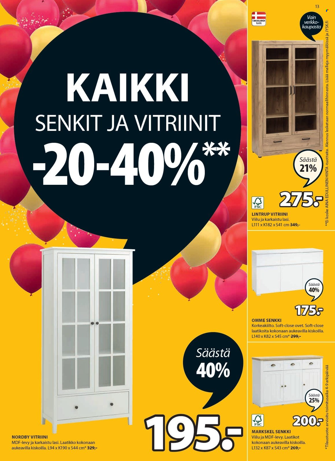 JYSK tarjoukset - 18.10.2021 - 24.10.2021. Sivu 13