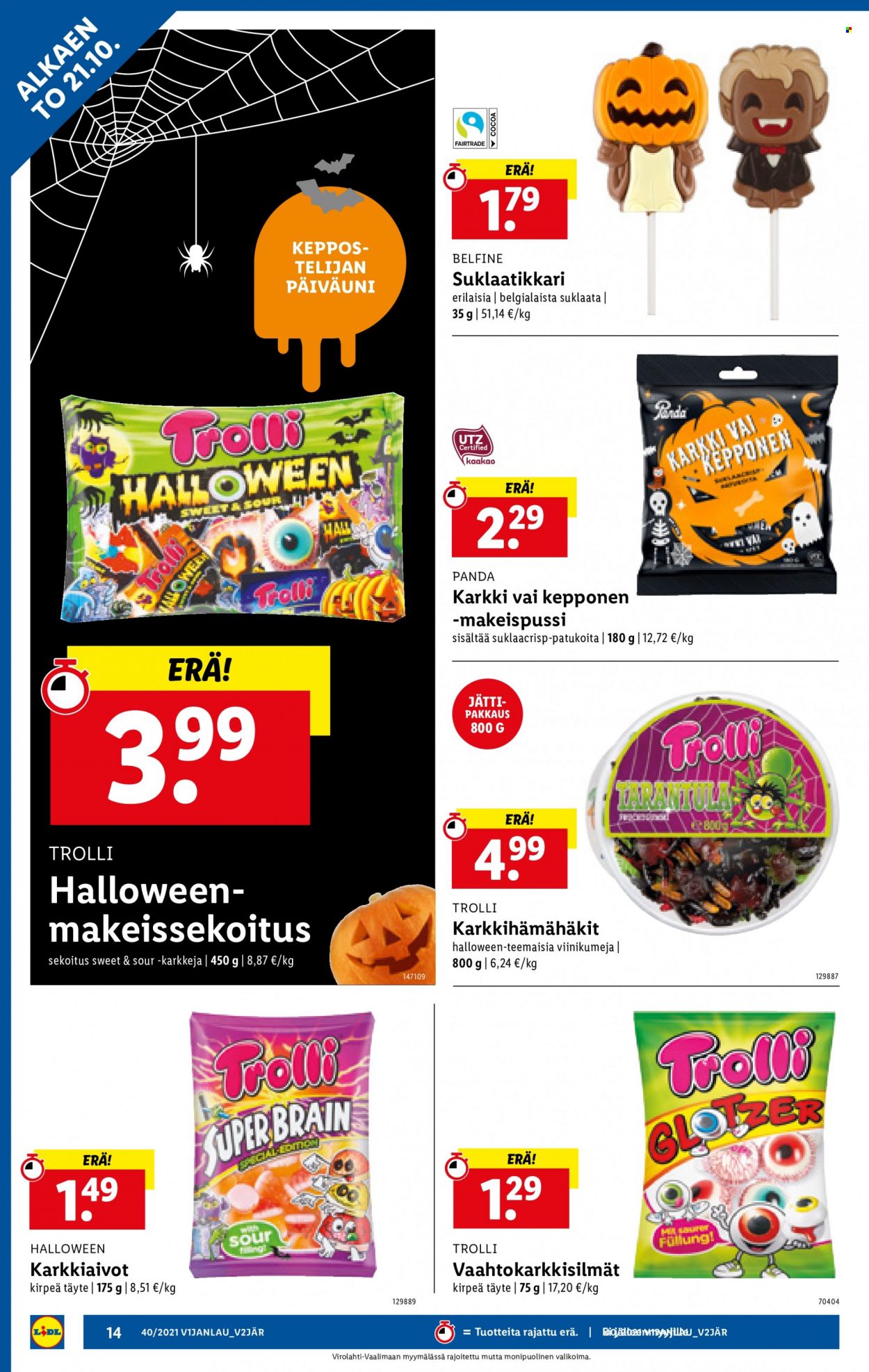 Lidl tarjoukset - 21.10.2021 - 27.10.2021. Sivu 14