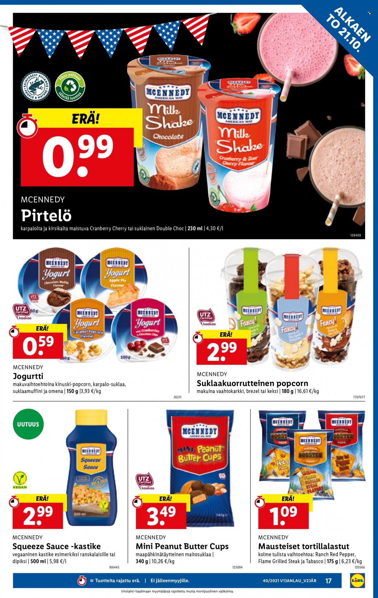 Lidl tarjoukset - 21.10.2021 - 27.10.2021. Sivu 17