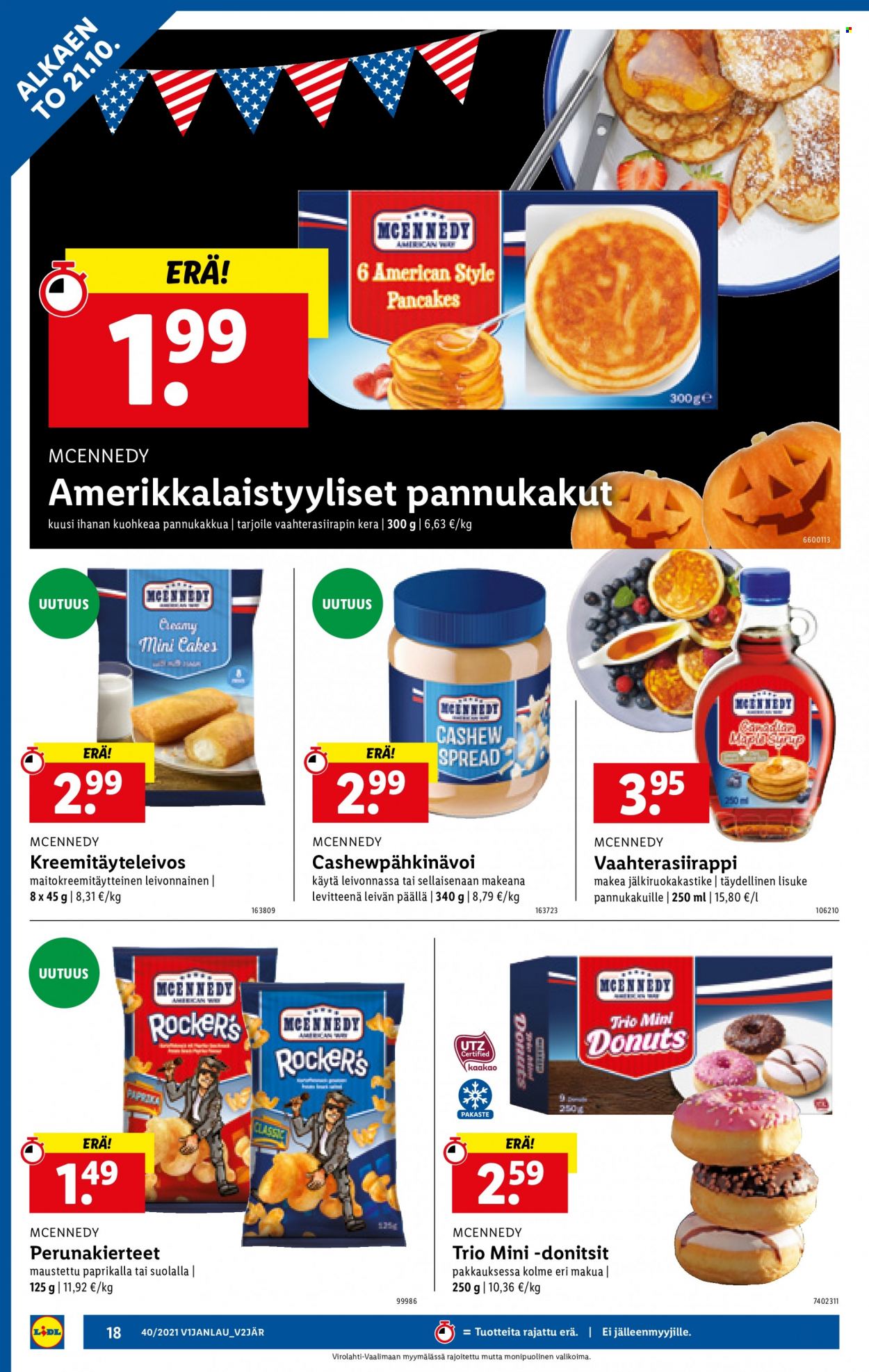 Lidl tarjoukset - 21.10.2021 - 27.10.2021. Sivu 18