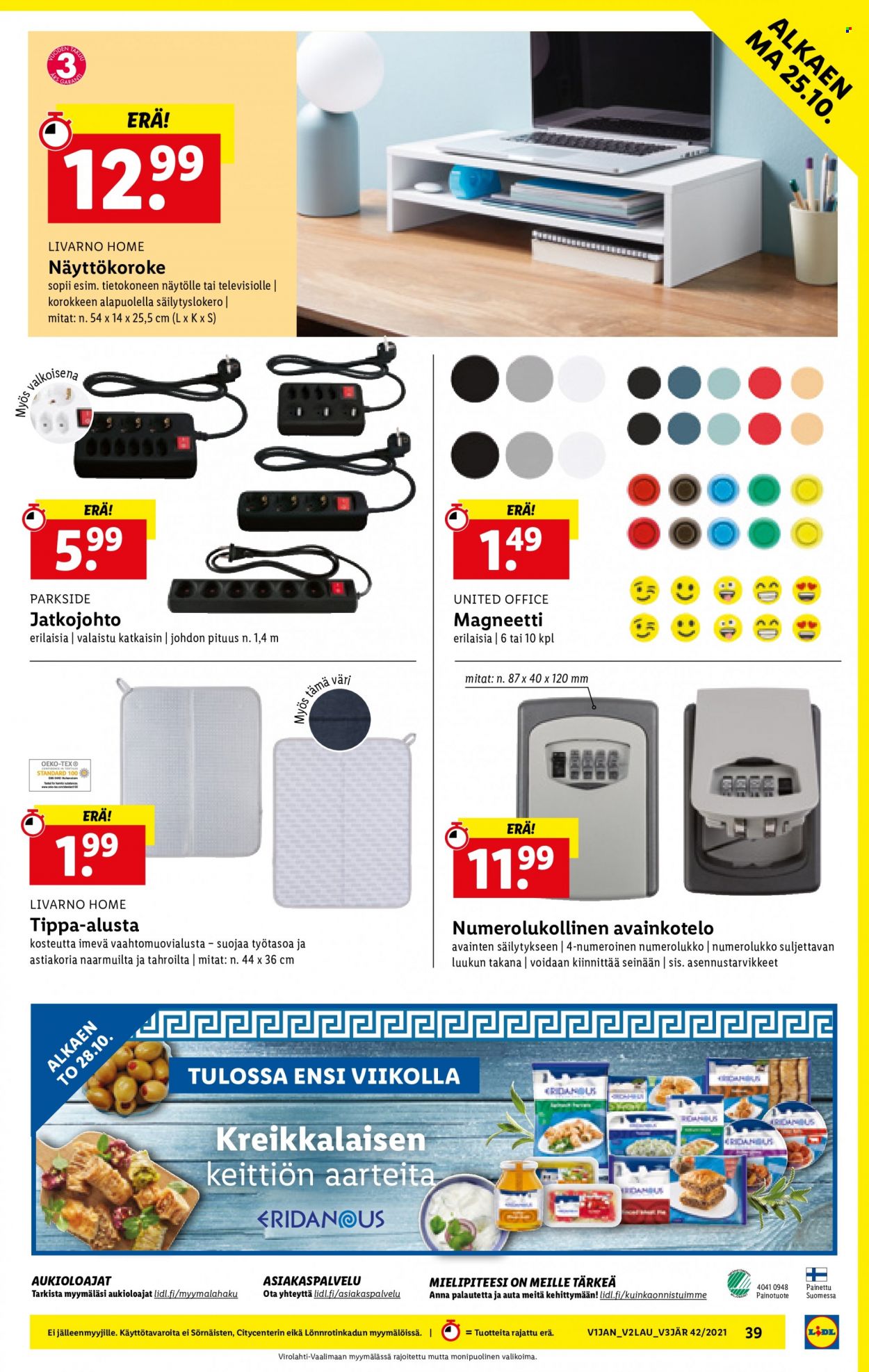 Lidl tarjoukset - 21.10.2021 - 27.10.2021. Sivu 39
