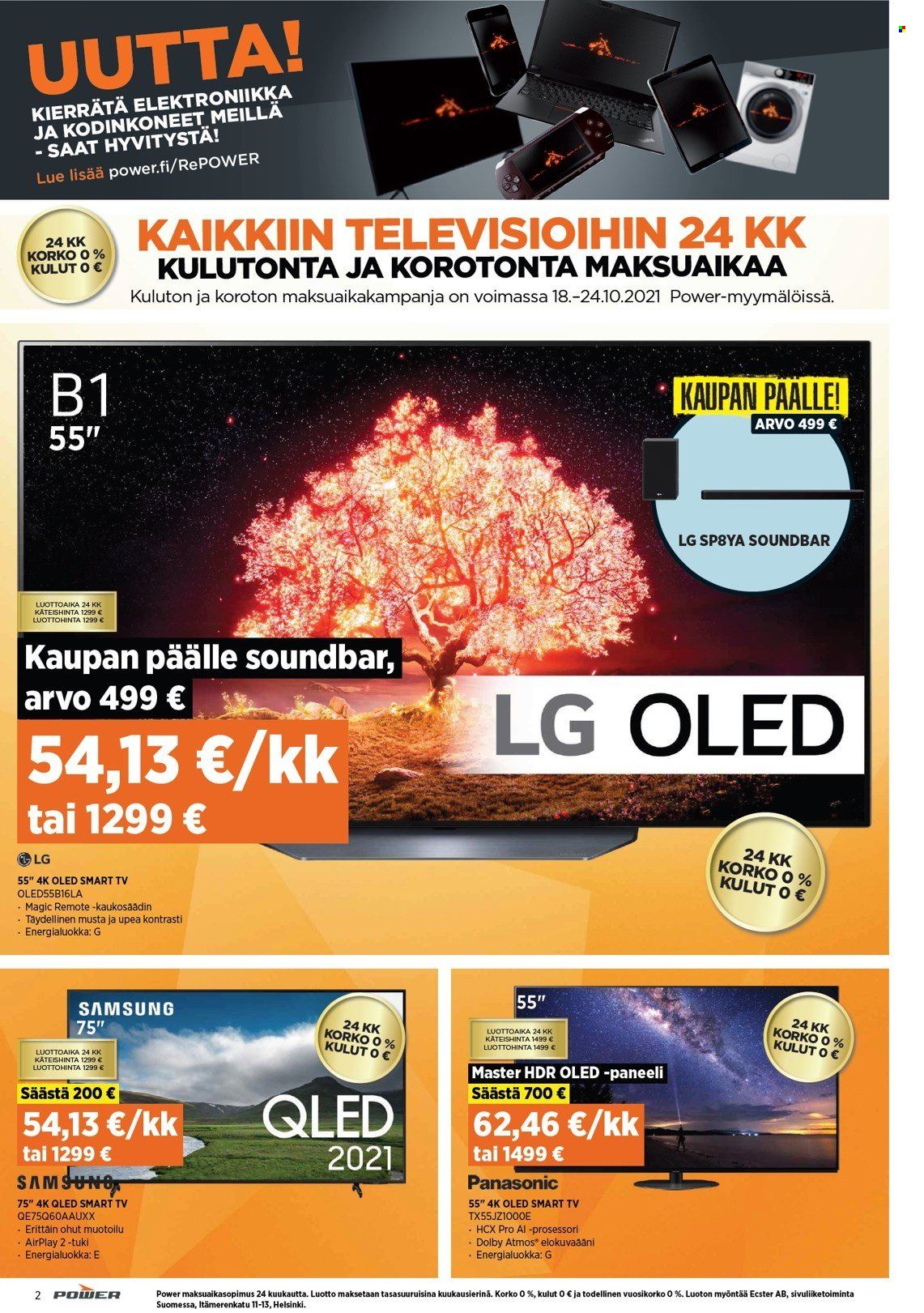 Power tarjoukset - 18.10.2021 - 24.10.2021. Sivu 2