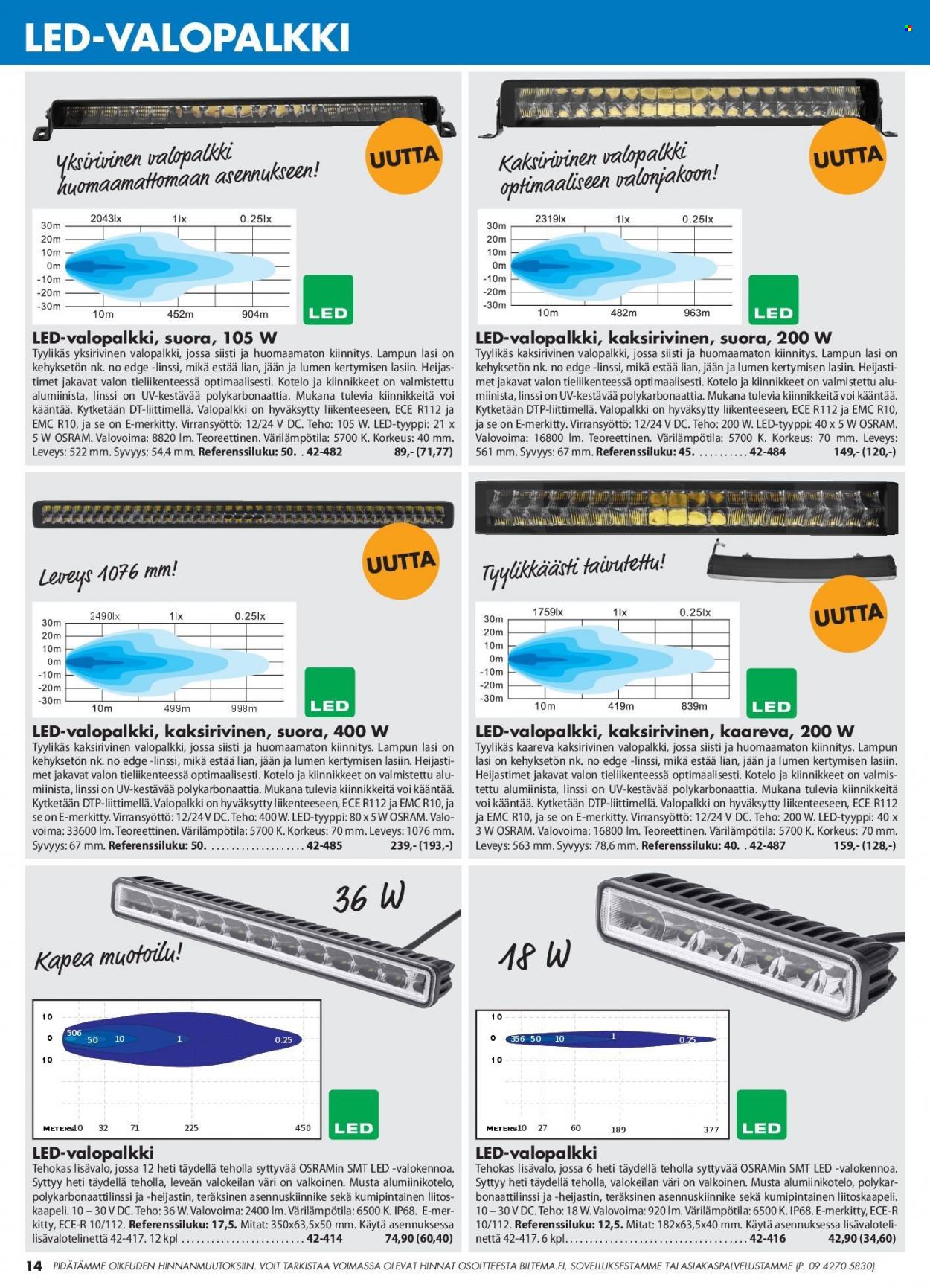 Biltema tarjoukset. Sivu 14