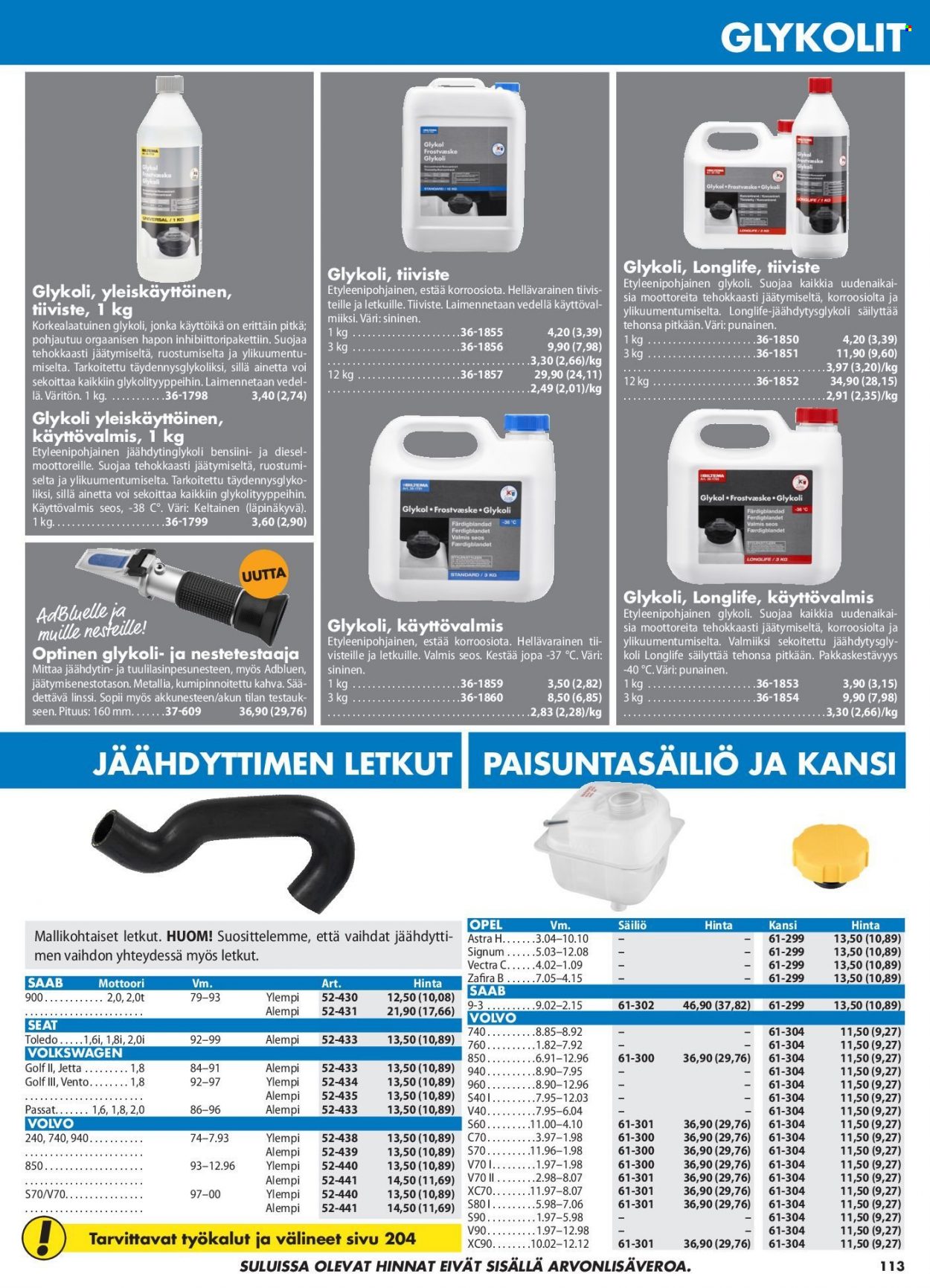 Biltema tarjoukset. Sivu 113