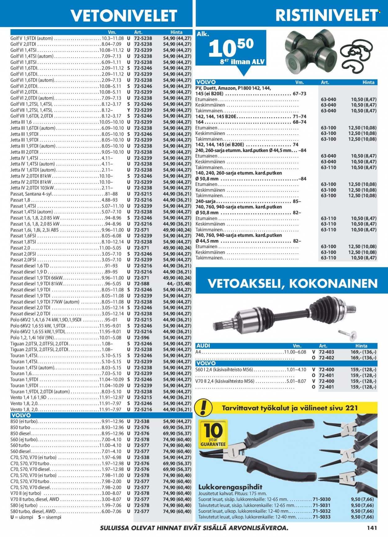 Biltema tarjoukset. Sivu 141