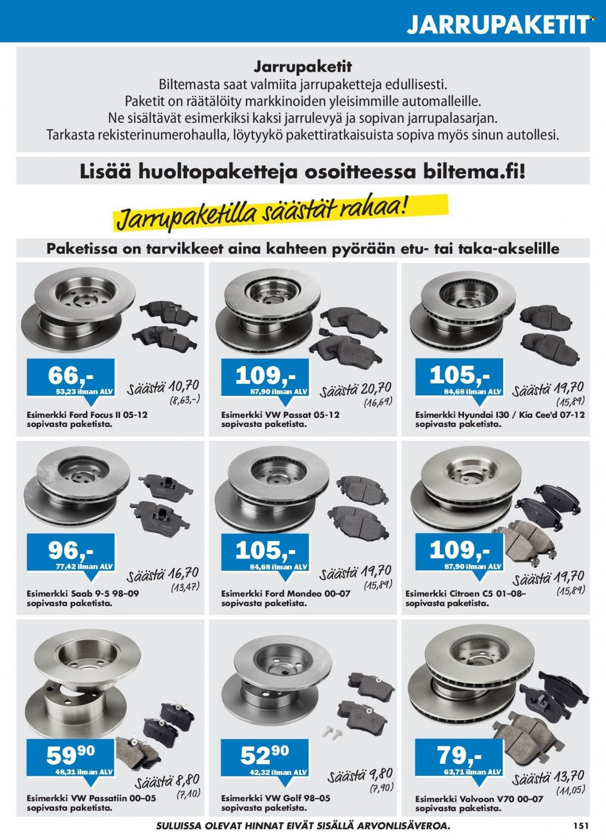 Biltema tarjoukset. Sivu 151