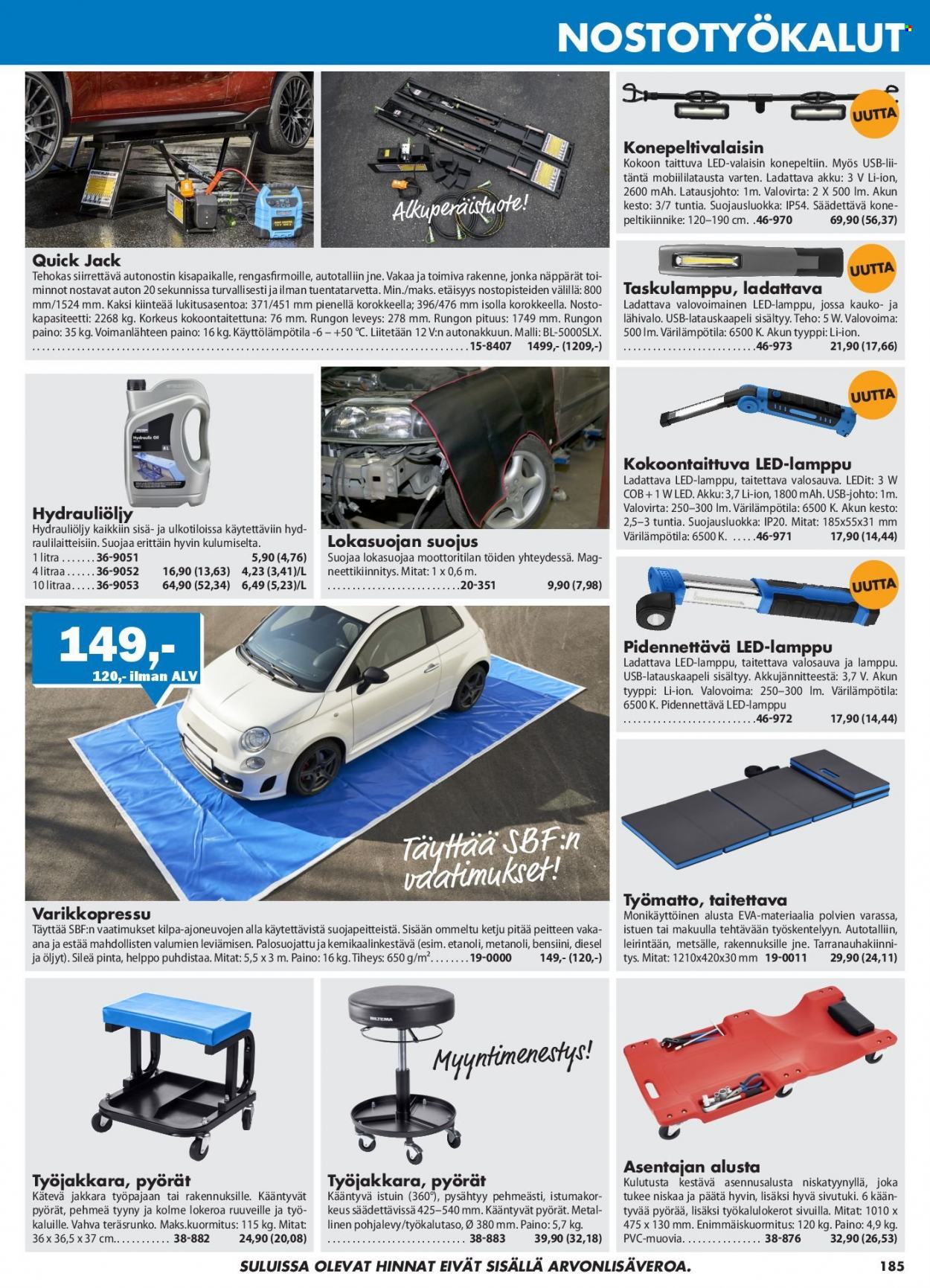 Biltema tarjoukset. Sivu 185