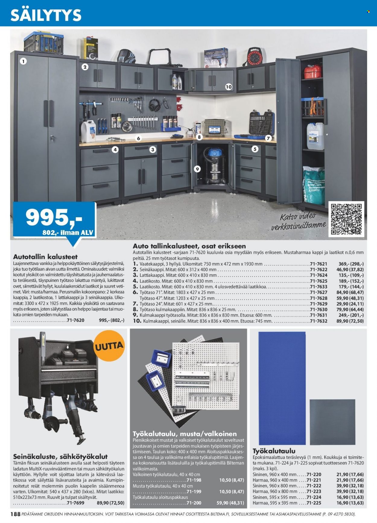 Biltema tarjoukset. Sivu 188