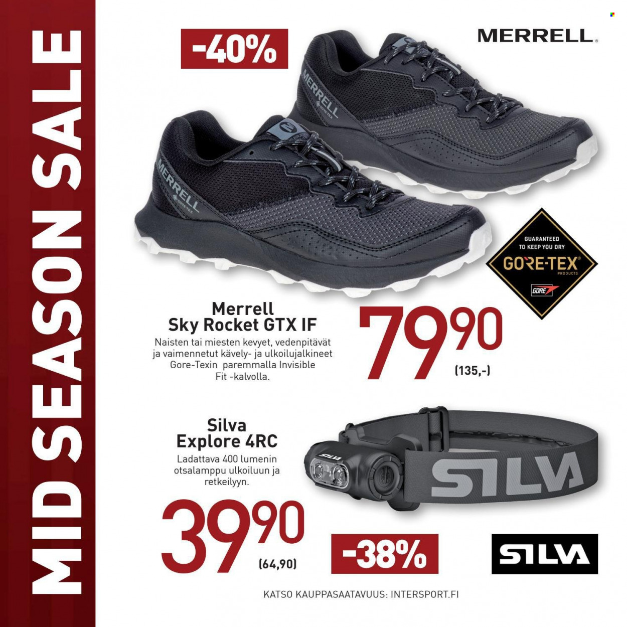 Intersport tarjoukset - 18.10.2021 - 24.10.2021. Sivu 14