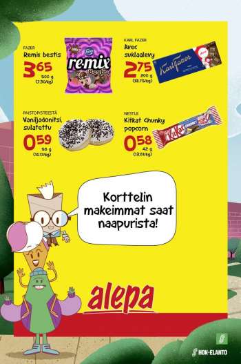 Alepa tarjoukset  - 19.10.2021 - 25.10.2021.