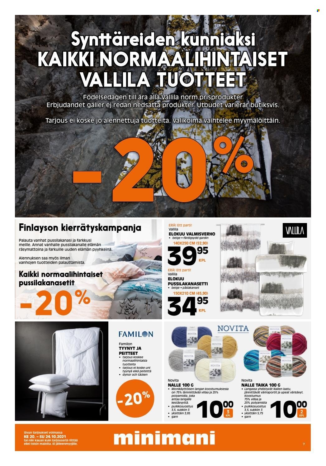 Minimani tarjoukset - 20.10.2021 - 24.10.2021. Sivu 7
