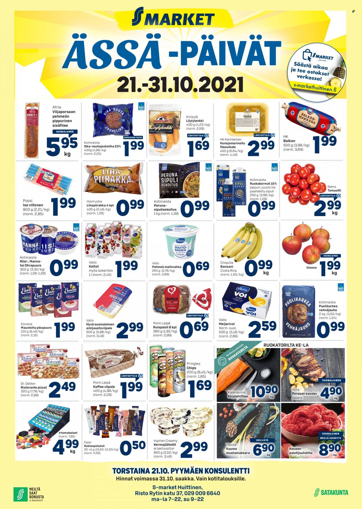 S-market tarjoukset - 21.10.2021 - 31.10.2021. Sivu 1