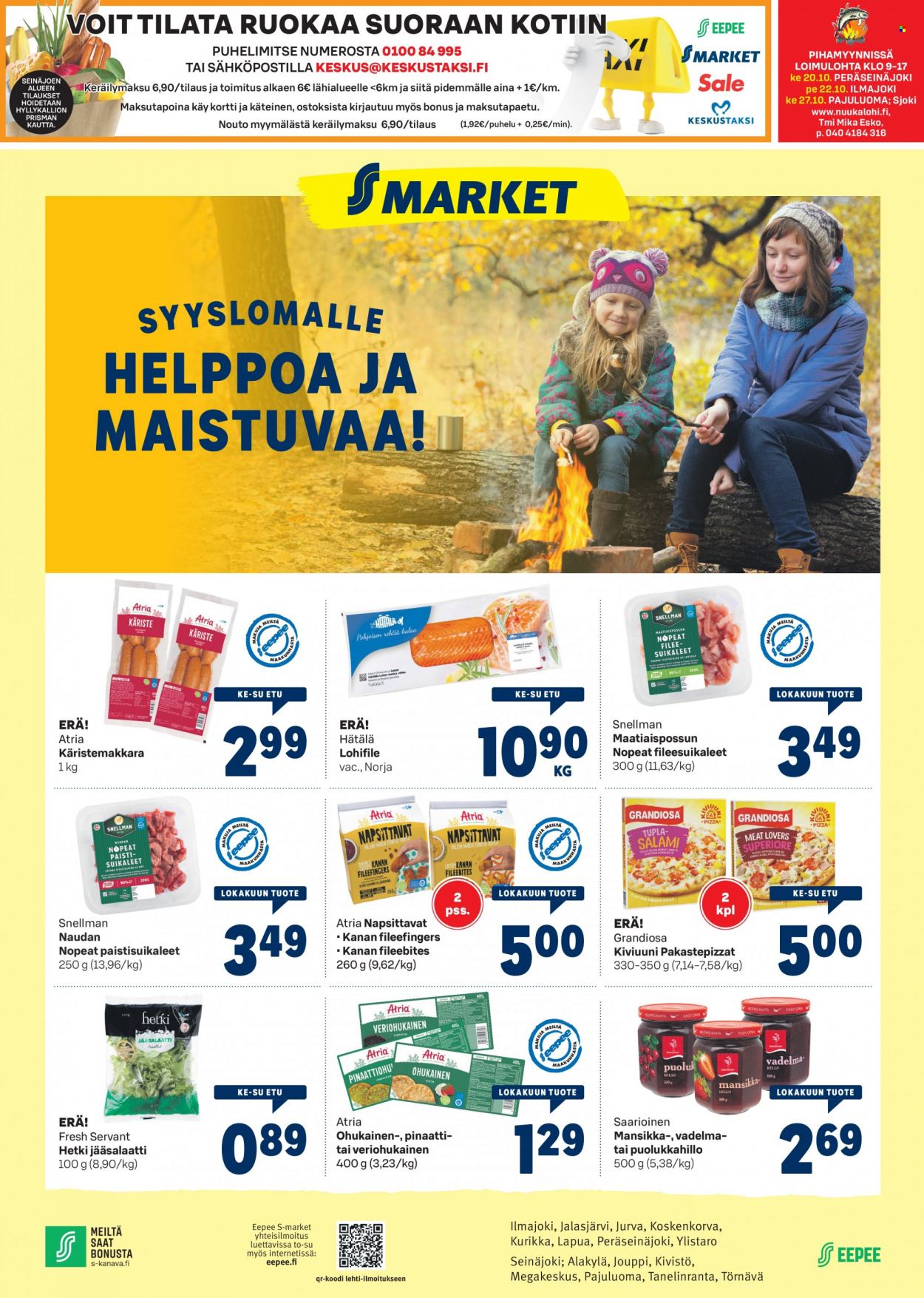 S-market tarjoukset - 20.10.2021 - 24.10.2021. Sivu 1