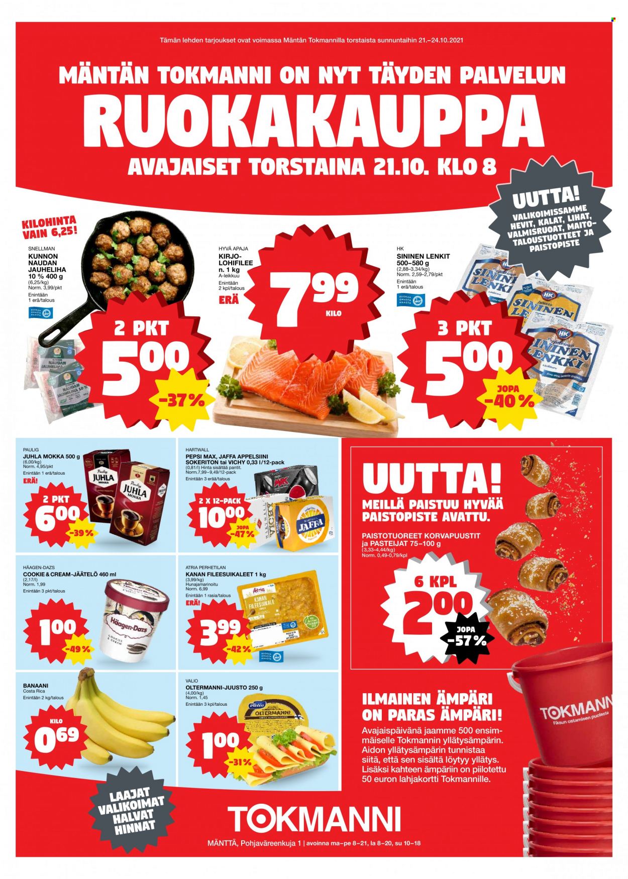 Tokmanni tarjoukset - 21.10.2021 - 24.10.2021. Sivu 1
