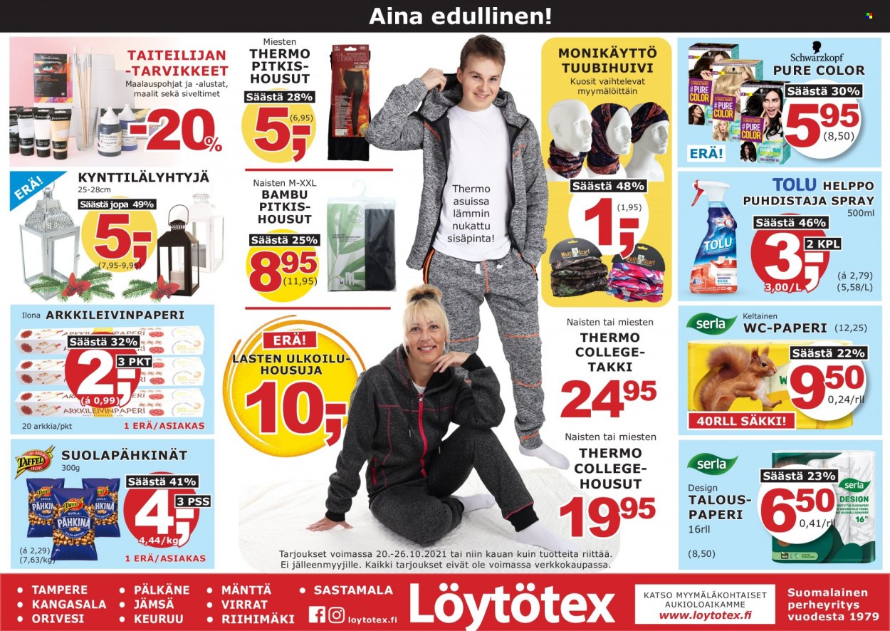 Löytötex tarjoukset - 20.10.2021 - 26.10.2021. Sivu 1