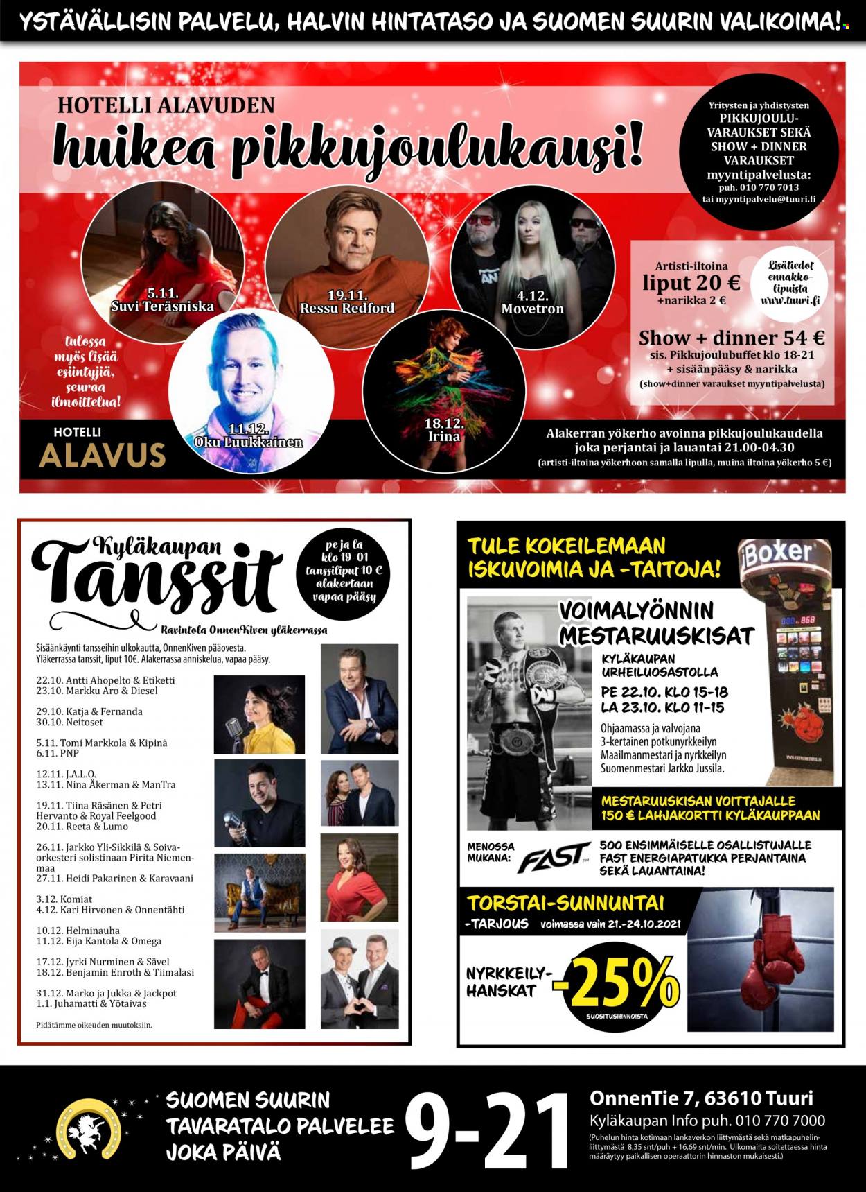 Tuuri tarjoukset - 21.10.2021 - 27.10.2021. Sivu 1