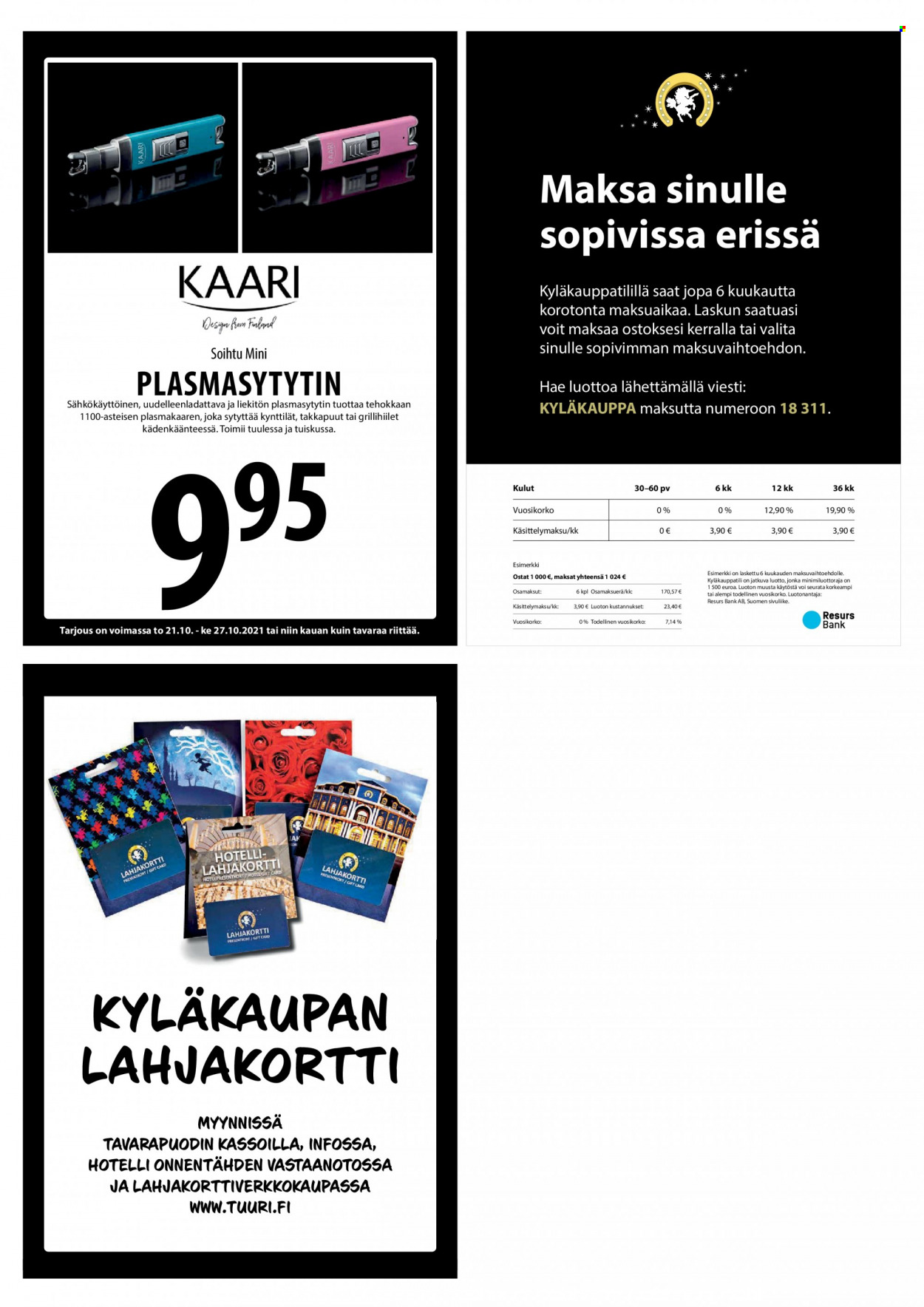 Tuuri tarjoukset - 21.10.2021 - 27.10.2021. Sivu 22