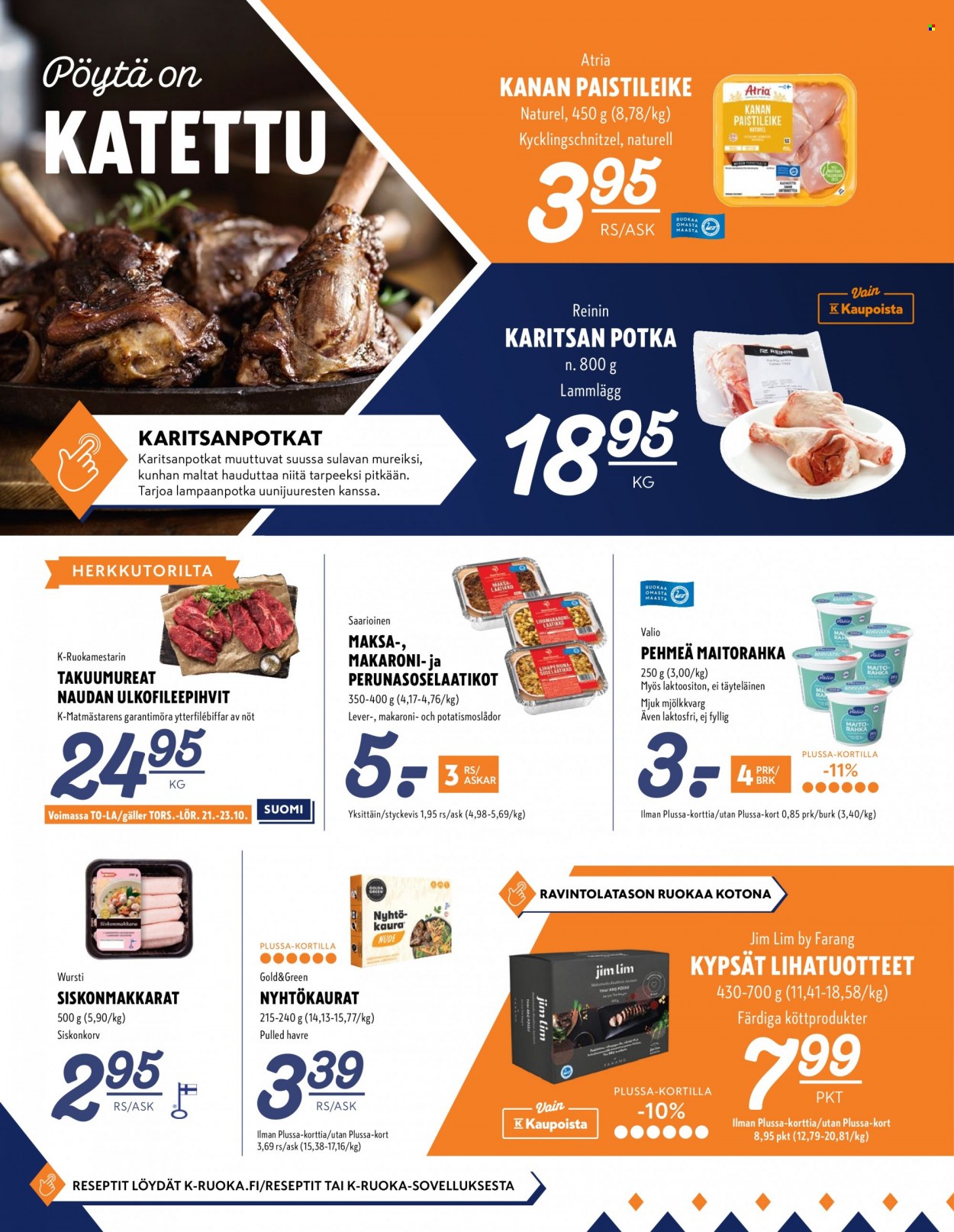 K-Supermarket tarjoukset - 21.10.2021 - 24.10.2021. Sivu 4