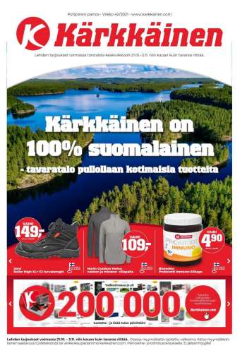 Kärkkäinen tarjoukset  - 21.10.2021 - 03.11.2021.