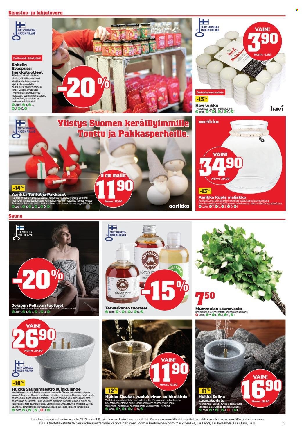 Kärkkäinen tarjoukset - 21.10.2021 - 03.11.2021. Sivu 13