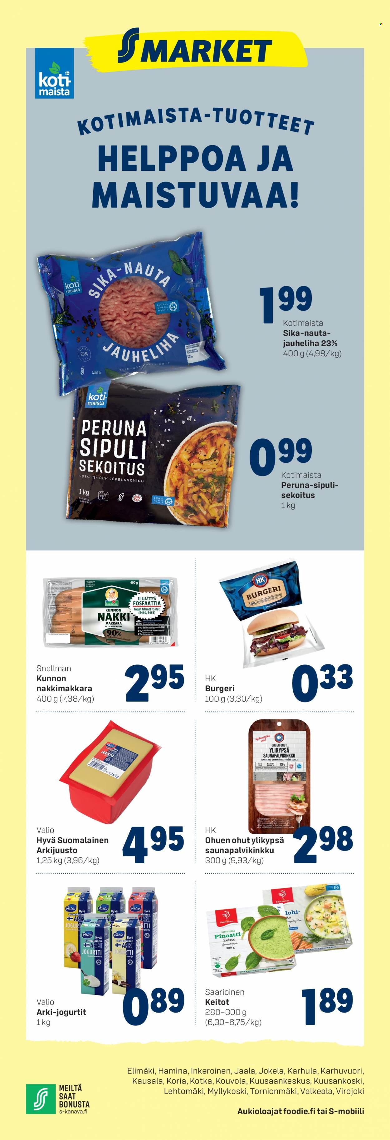 S-market tarjoukset - 21.10.2021 - 24.10.2021. Sivu 1
