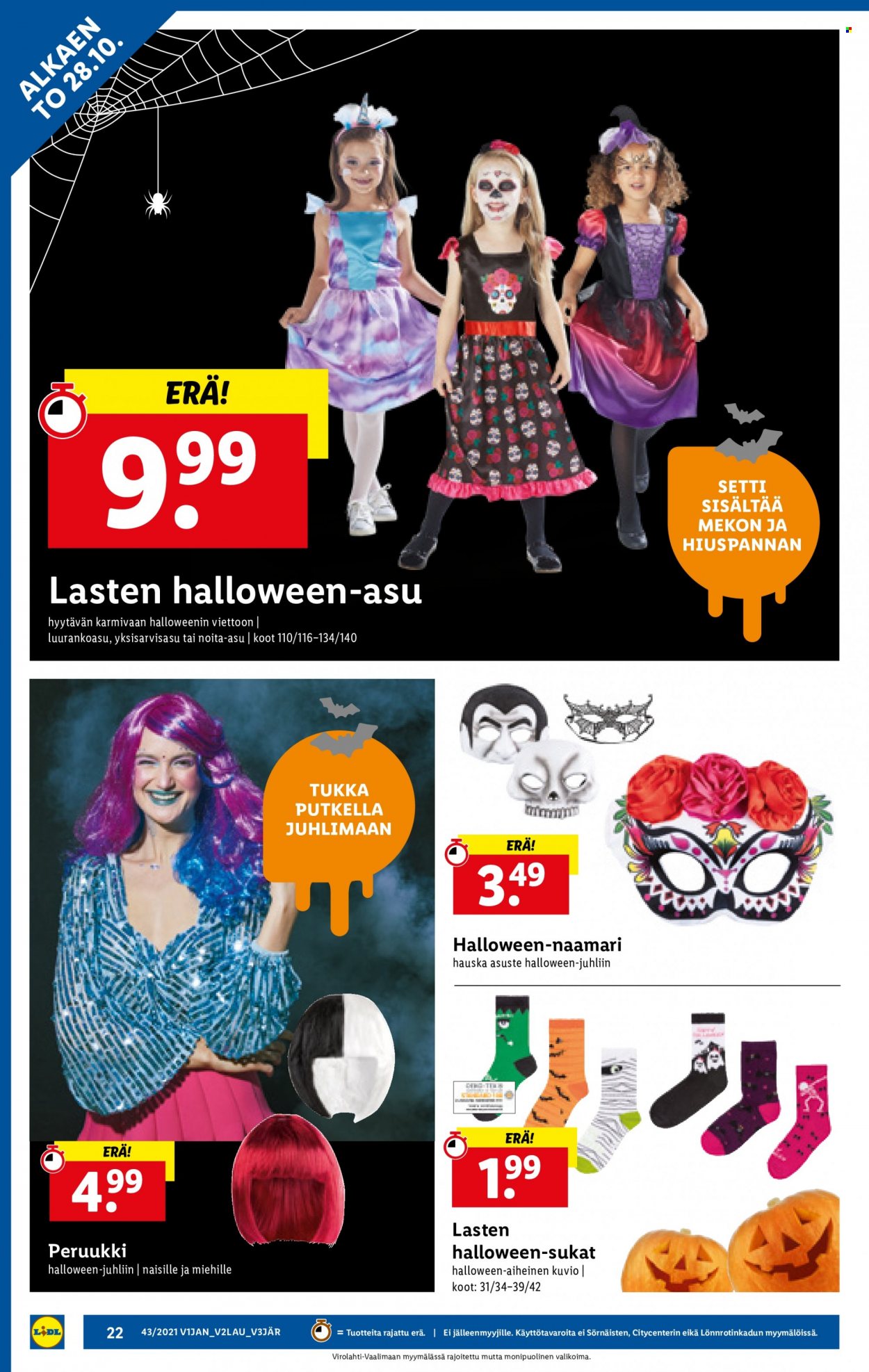 Lidl tarjoukset - 28.10.2021 - 03.11.2021. Sivu 22