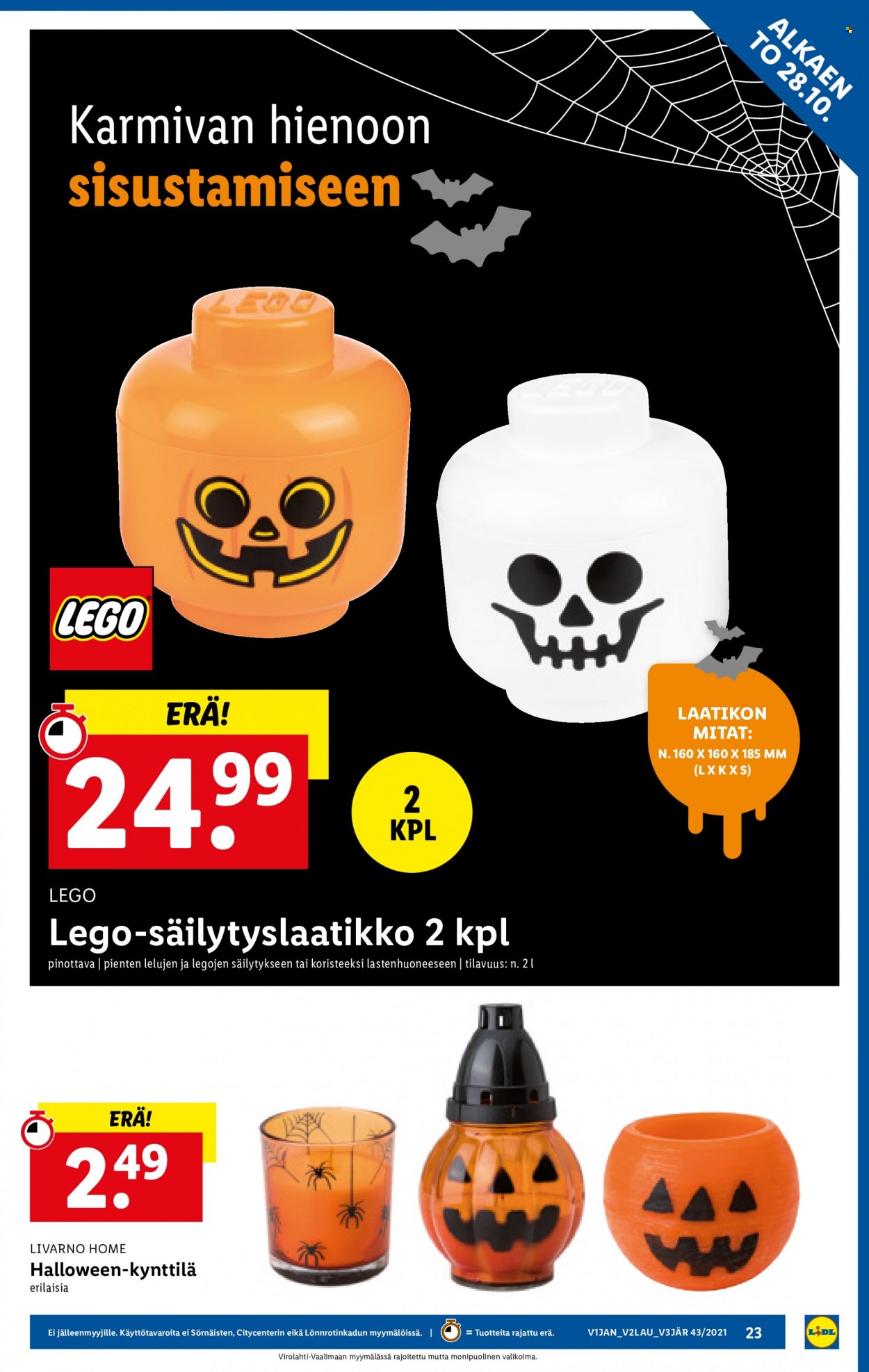 Lidl tarjoukset - 28.10.2021 - 03.11.2021. Sivu 23