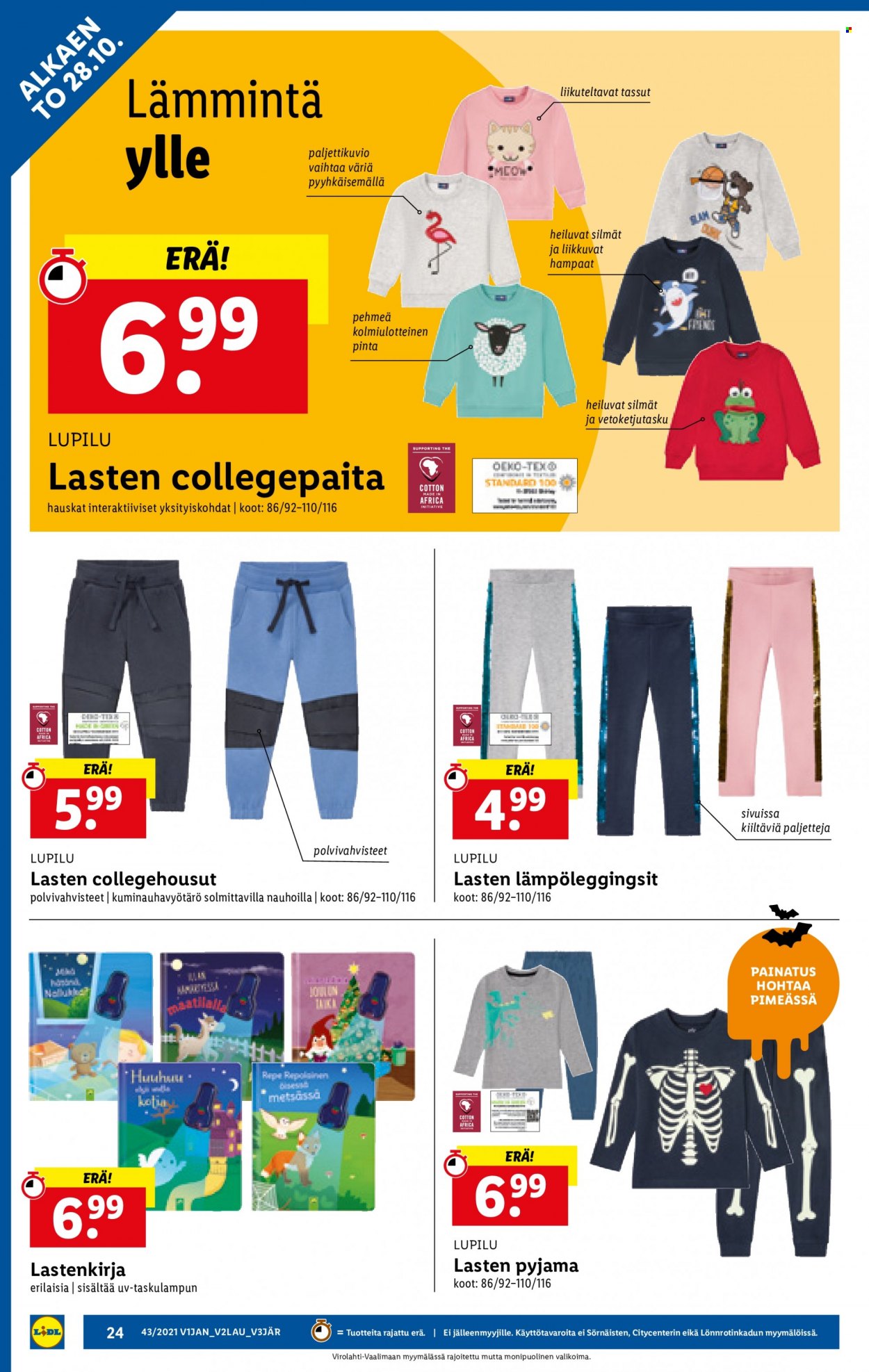 Lidl tarjoukset - 28.10.2021 - 03.11.2021. Sivu 24