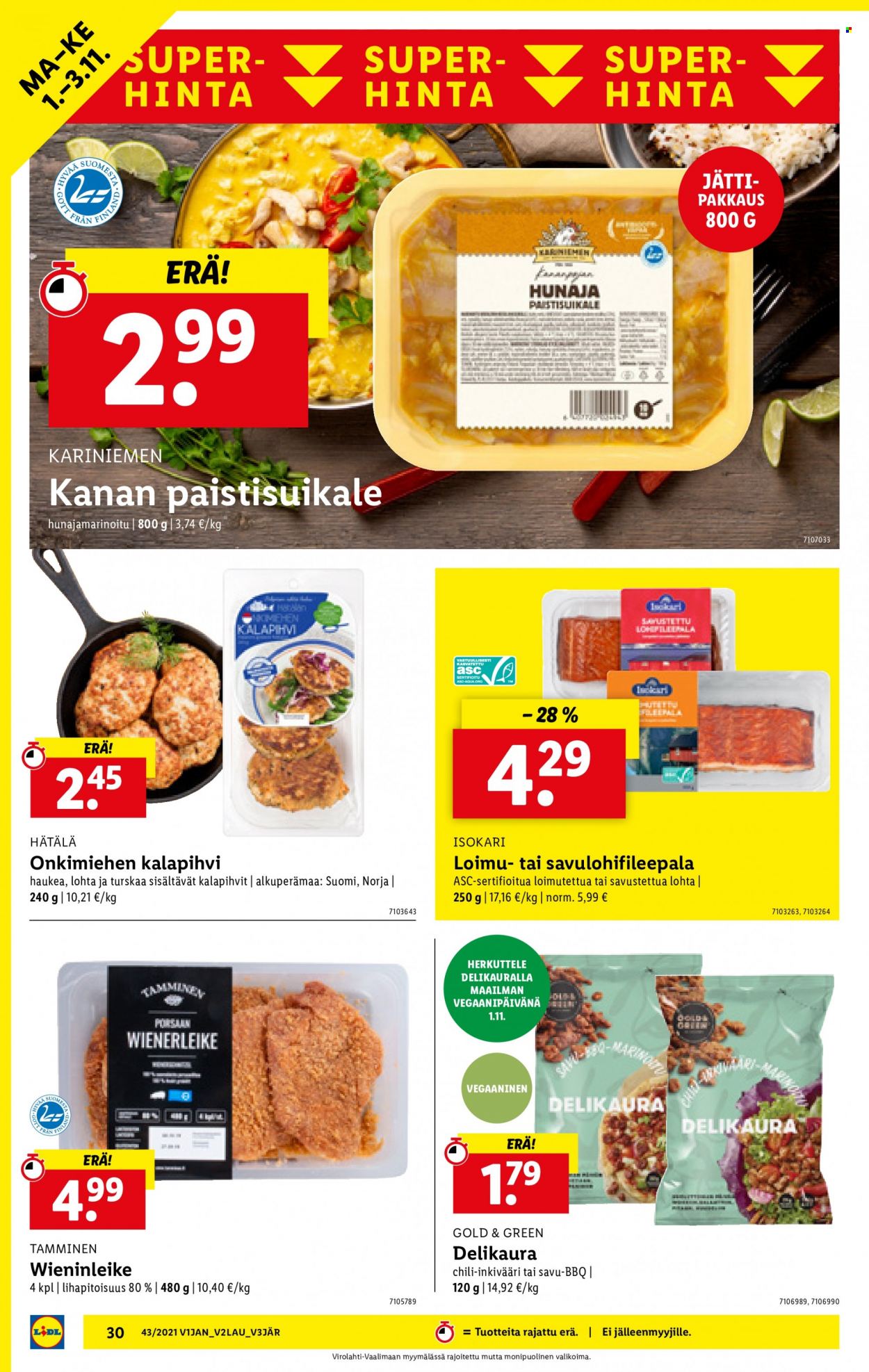 Lidl tarjoukset - 28.10.2021 - 03.11.2021. Sivu 30