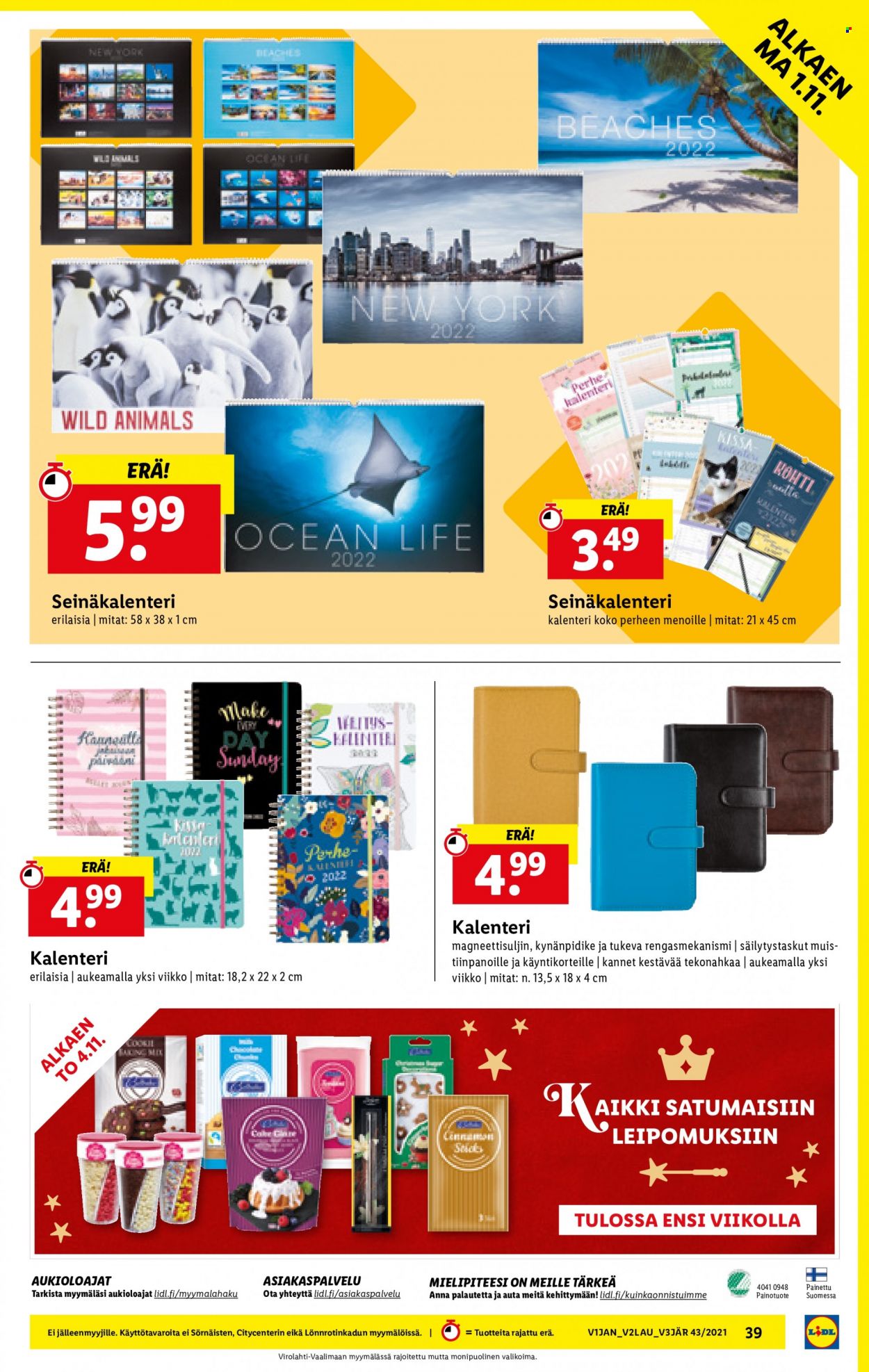 Lidl tarjoukset - 28.10.2021 - 03.11.2021. Sivu 39