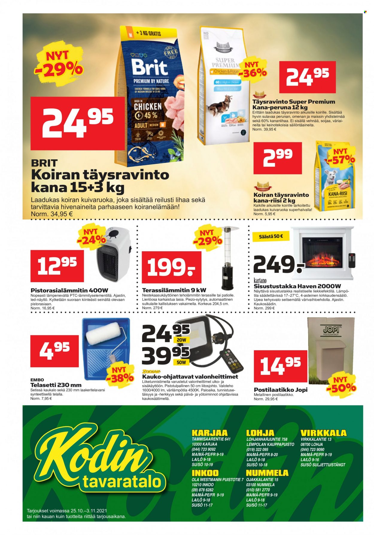 Kodintavaratalo tarjoukset - 25.10.2021 - 03.11.2021. Sivu 16