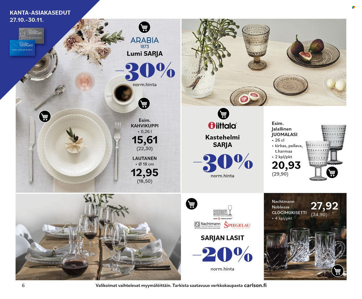 Carlson tarjoukset - 27.10.2021 - 30.11.2021. Sivu 6